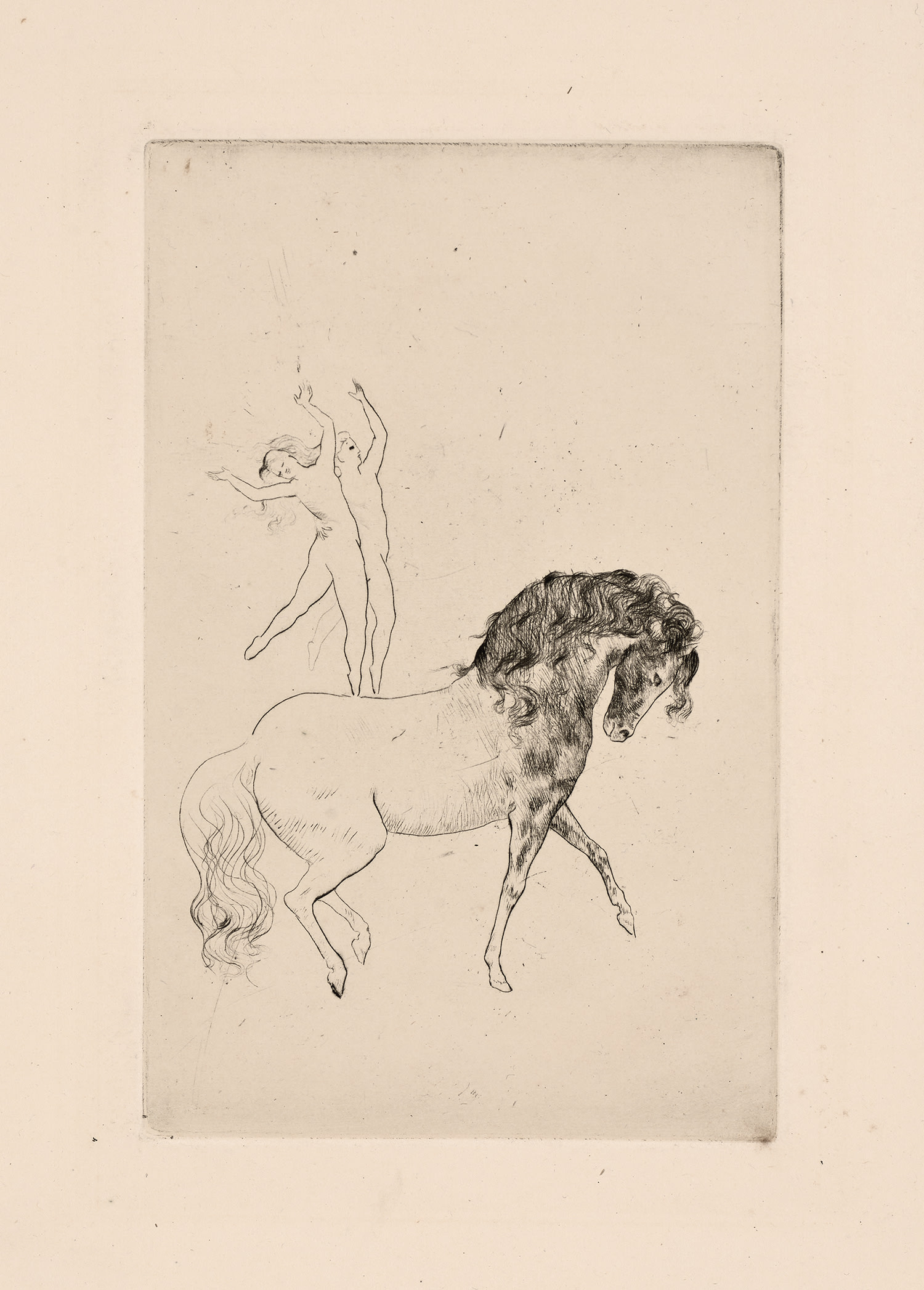 Pablo Picasso — Au cirque (At the Circus), plate 9 from La Suite des Saltimbanques (Bl. 9, Ba. 11)