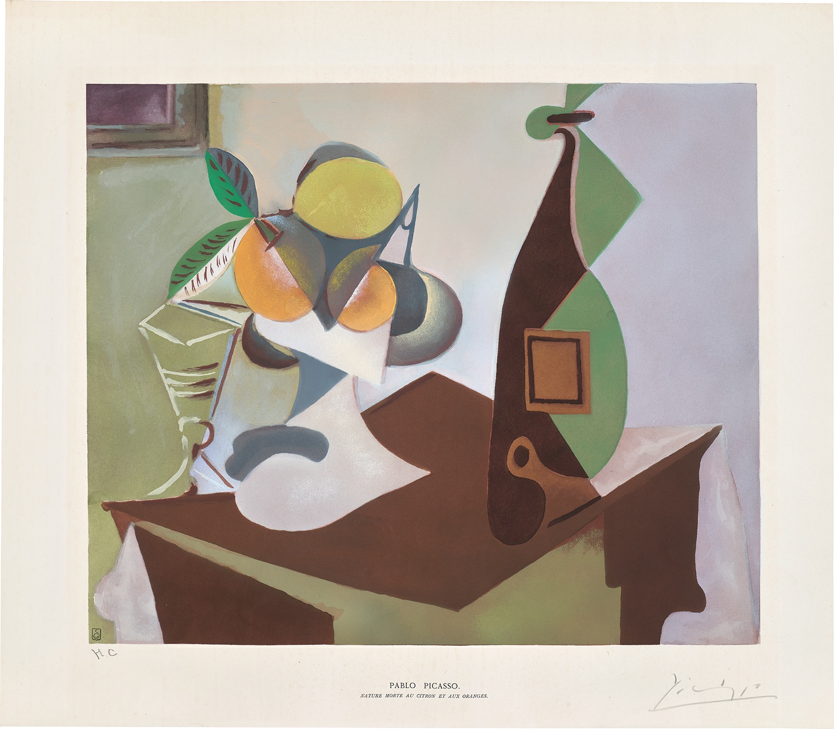 Pablo Picasso — Nature morte au citron et aux oranges (Still Life with Lemon and Oranges)