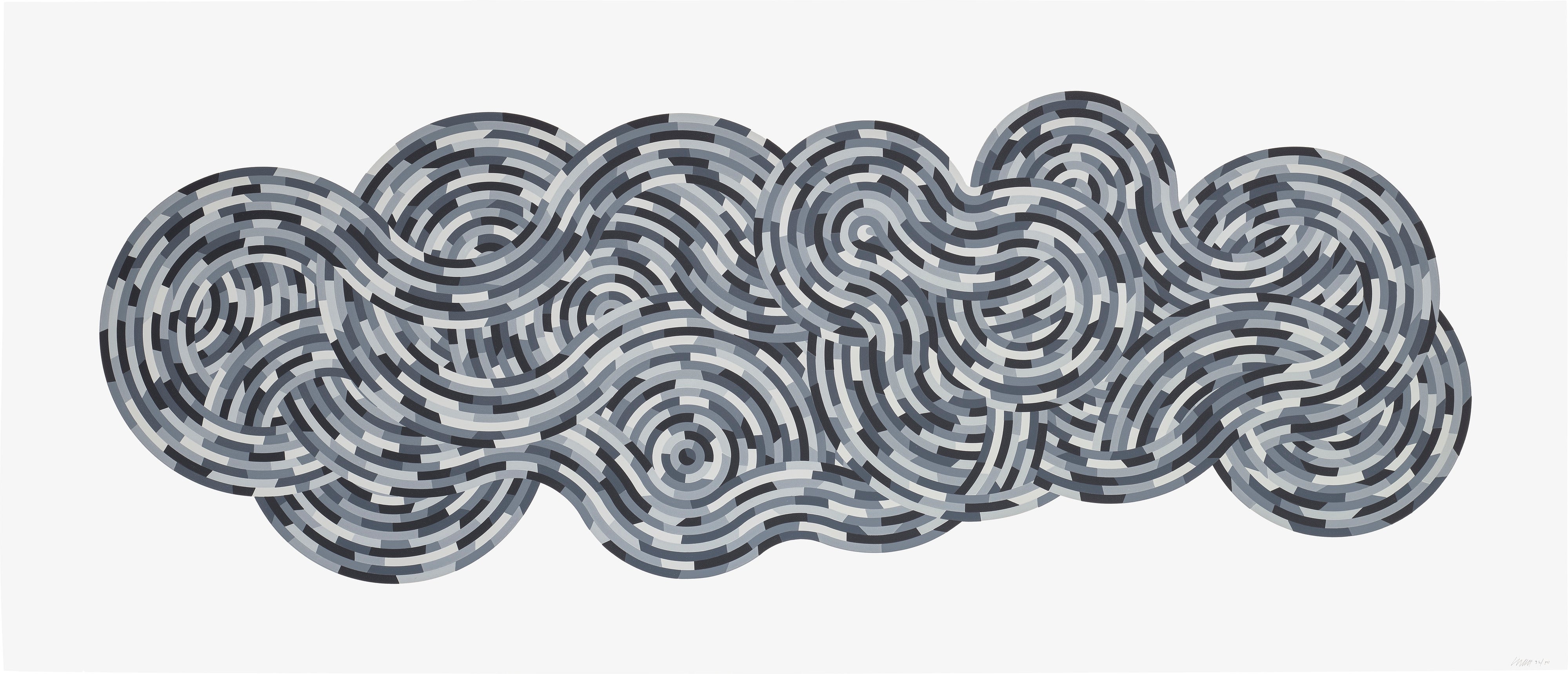Sol LeWitt — Whirls and Twirls (Black) (K. 2005.02)