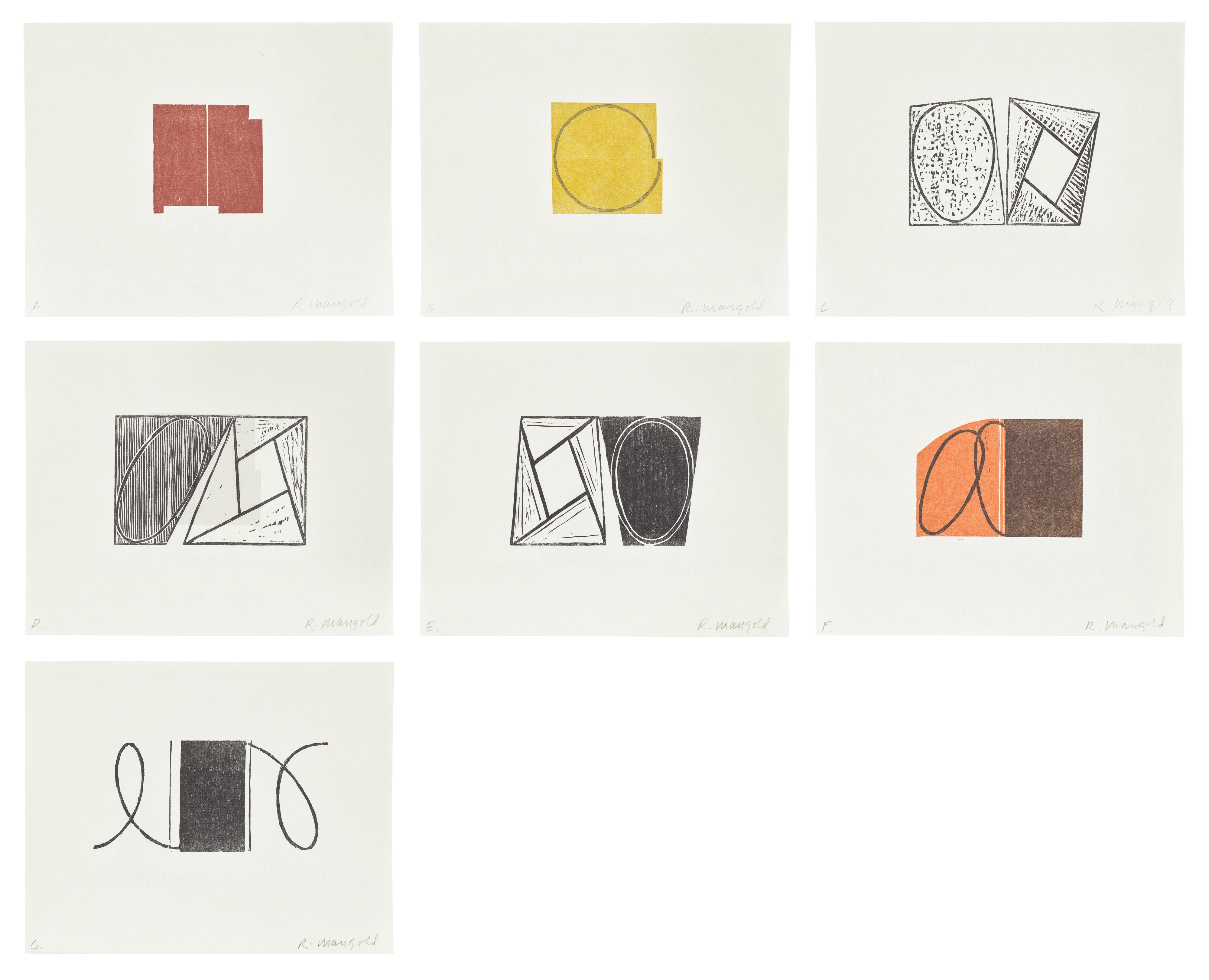 Robert Mangold — Prints 1968-1998