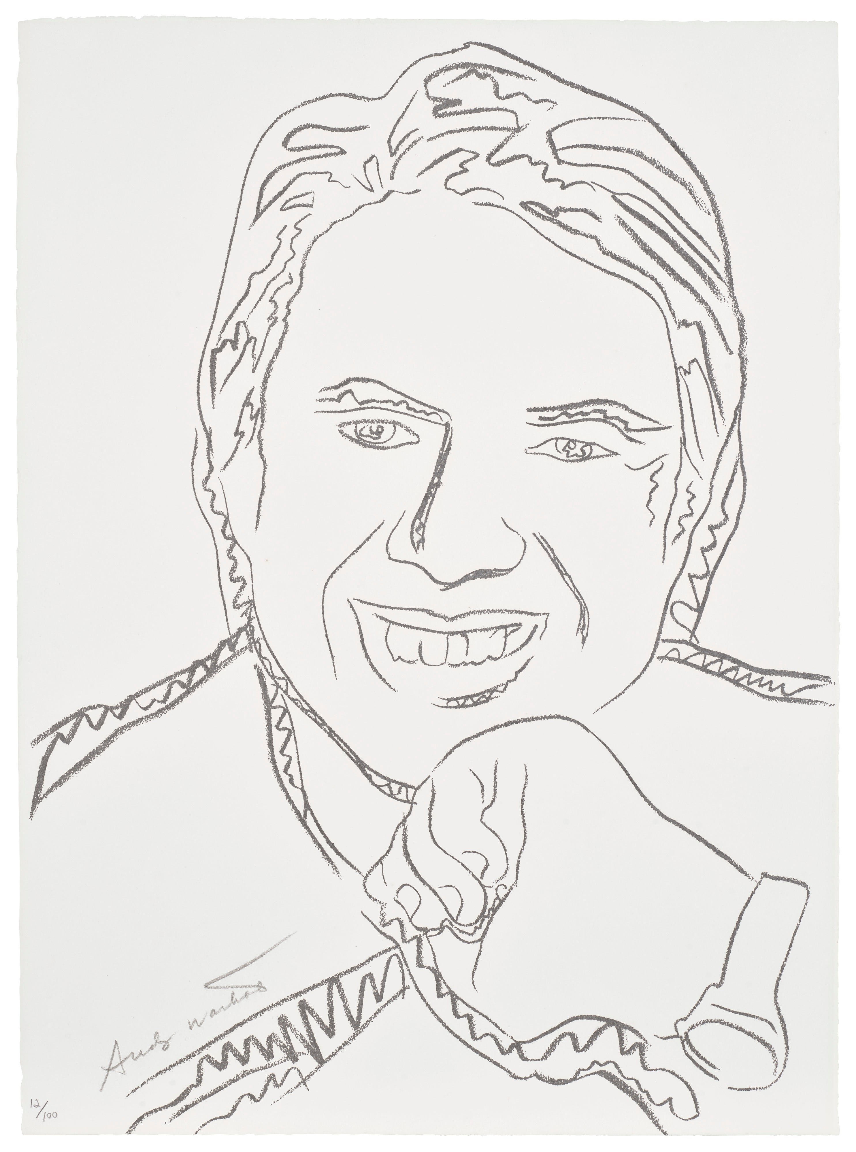 Andy Warhol — Jimmy Carter III, from Inaugural Impressions (F. & S. 152)