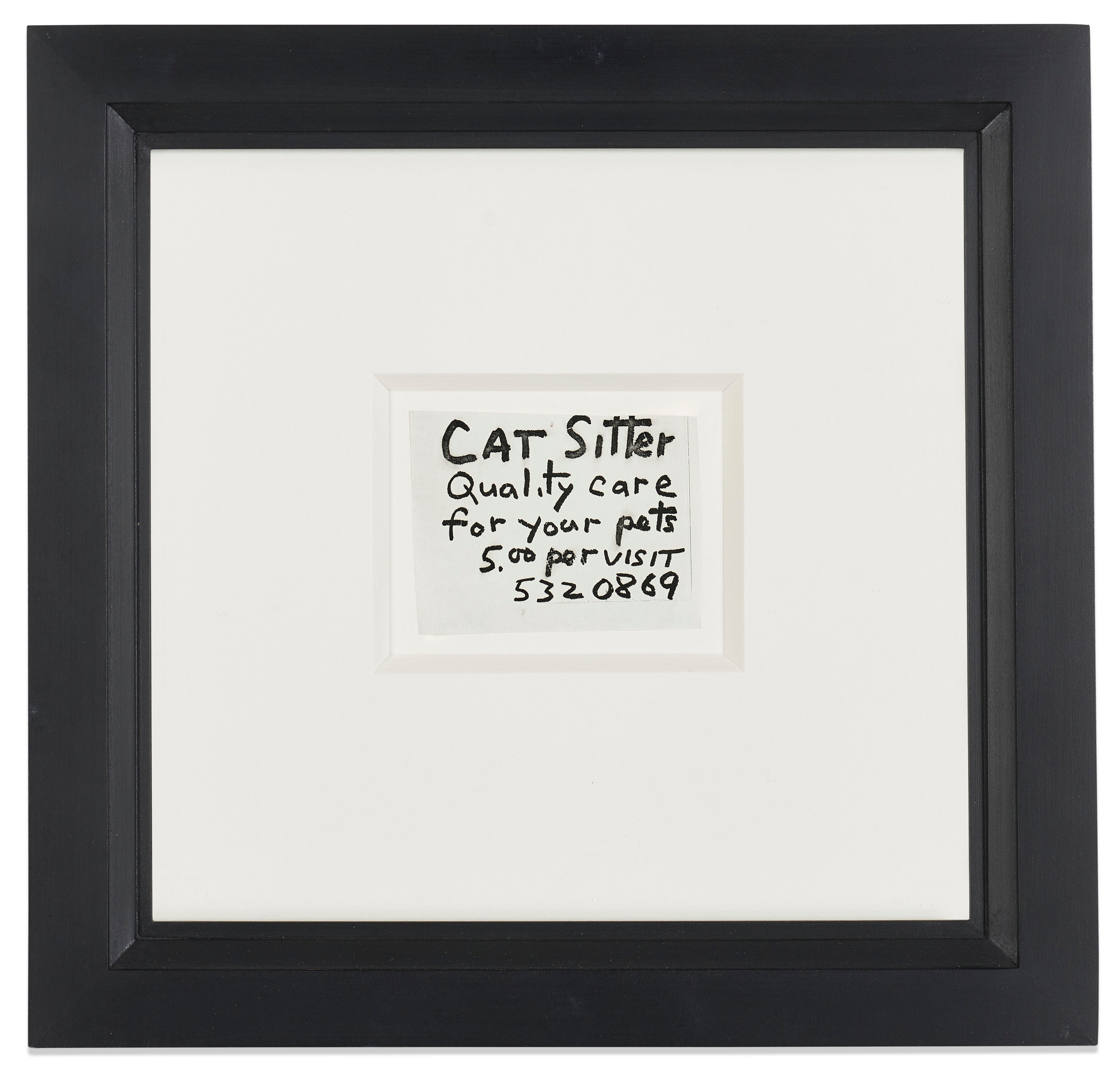 Robert Gober — 2000-01