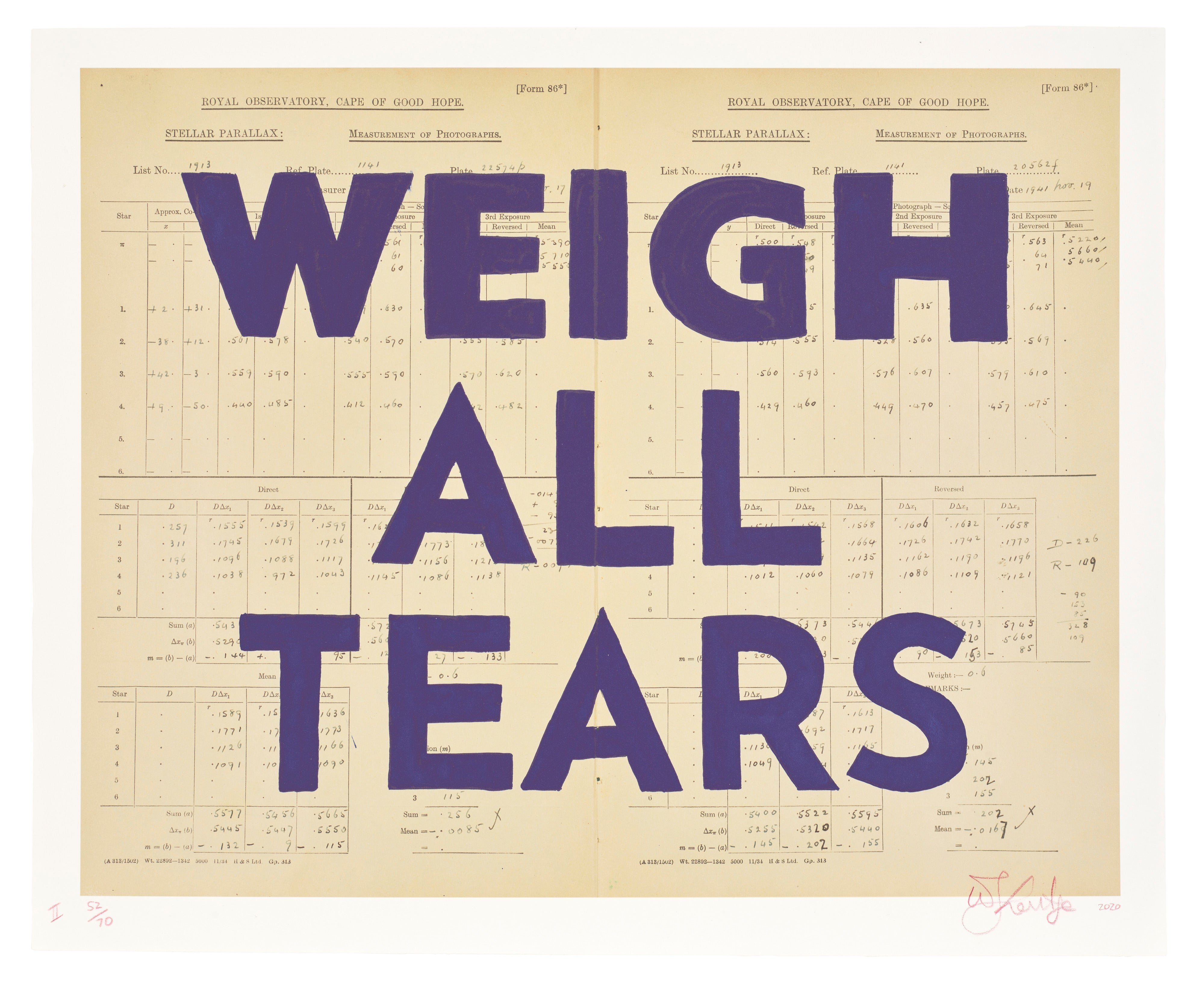 Weigh All Tears II