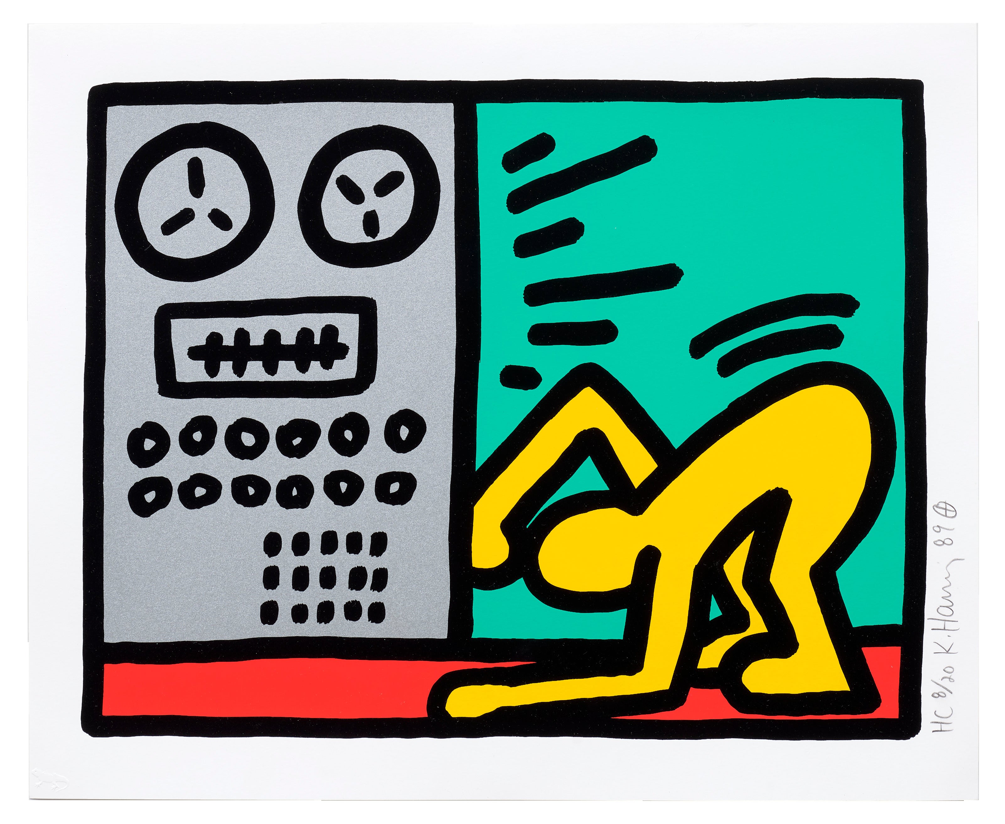 Keith Haring — Pop Shop III: one print (L. p. 145)