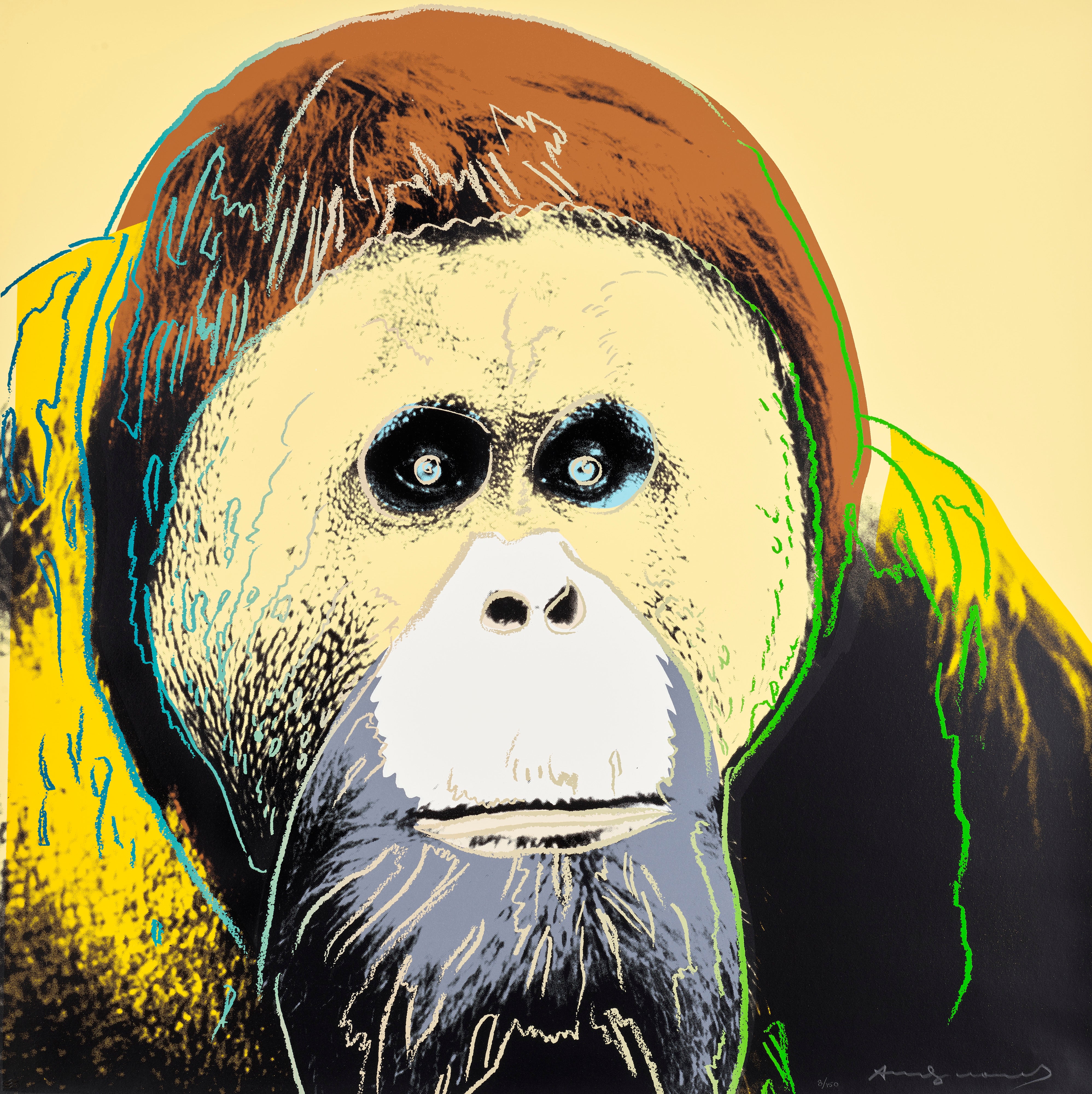 Andy Warhol — Orangutan, from Endangered Species (F. & S. 299)
