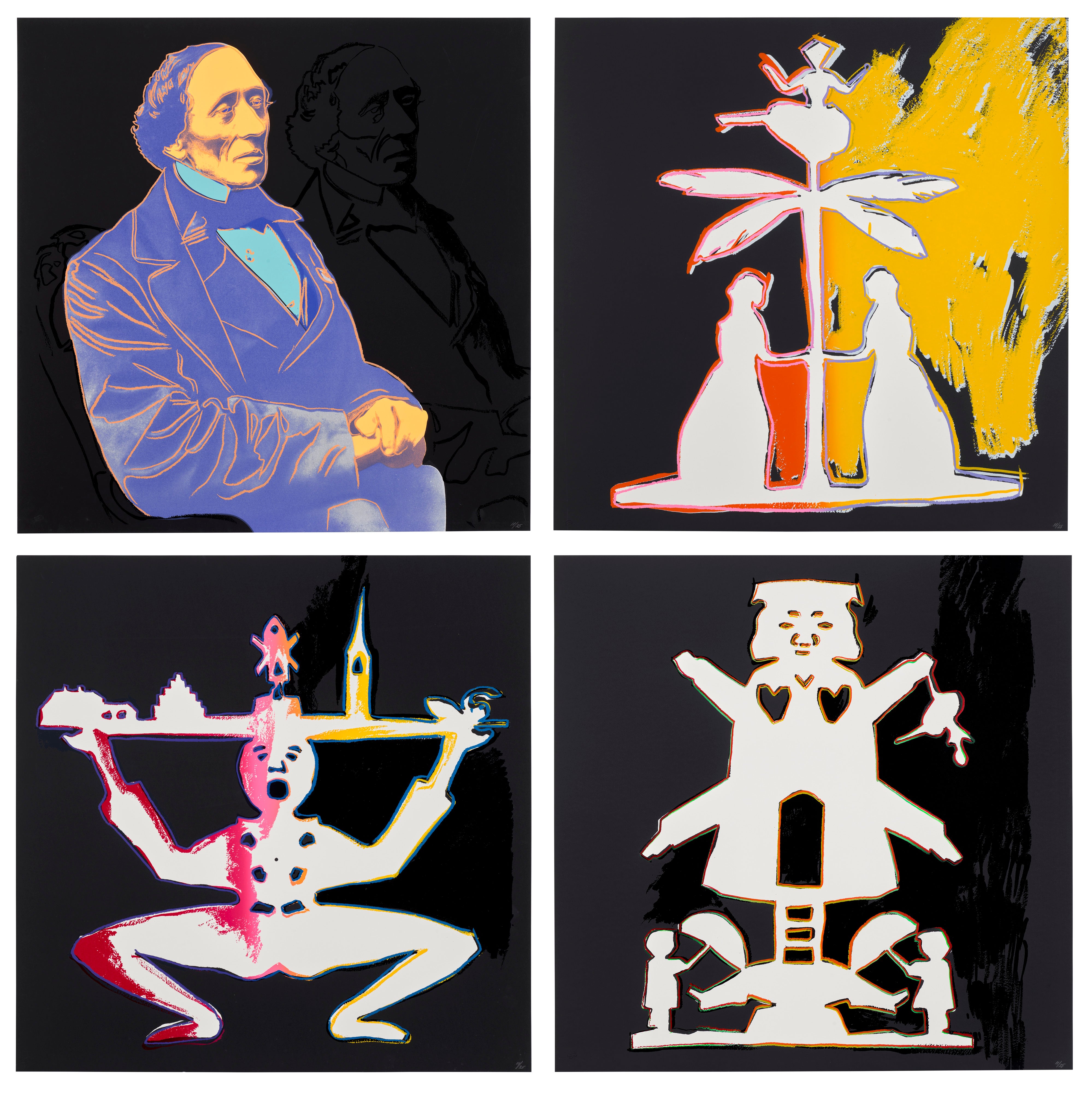 Andy Warhol — Hans Christian Andersen (F. & S. 398-401)