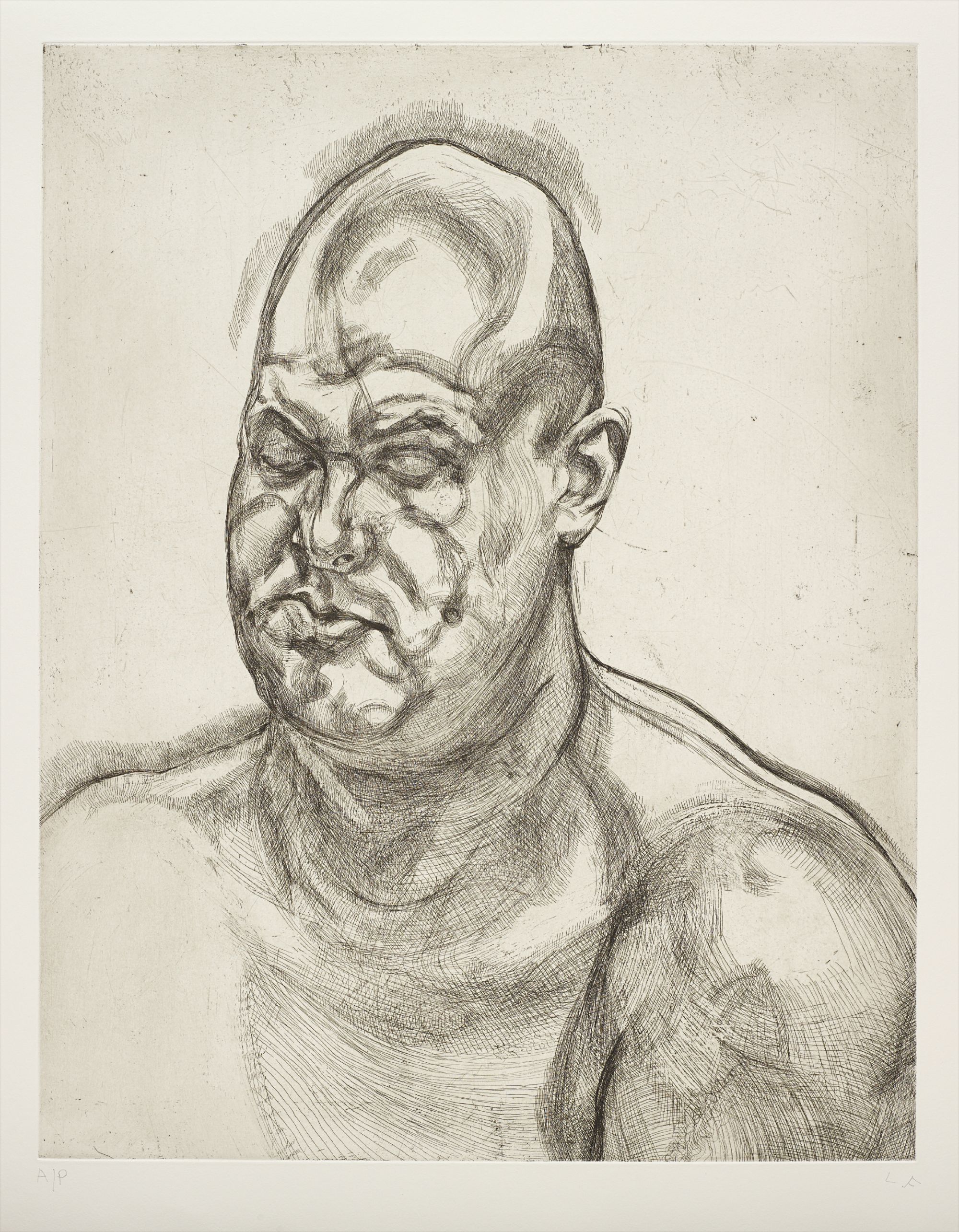 Lucian Freud — Large Head
