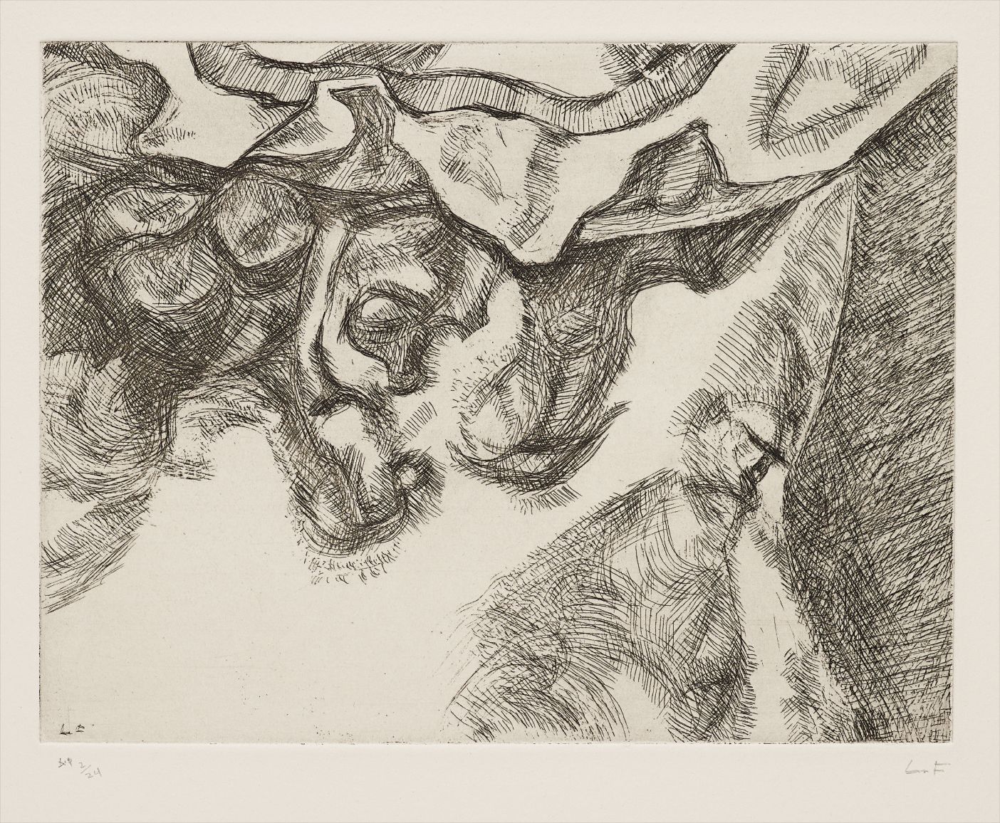 Lucian Freud — After Chardin (Small Plate)