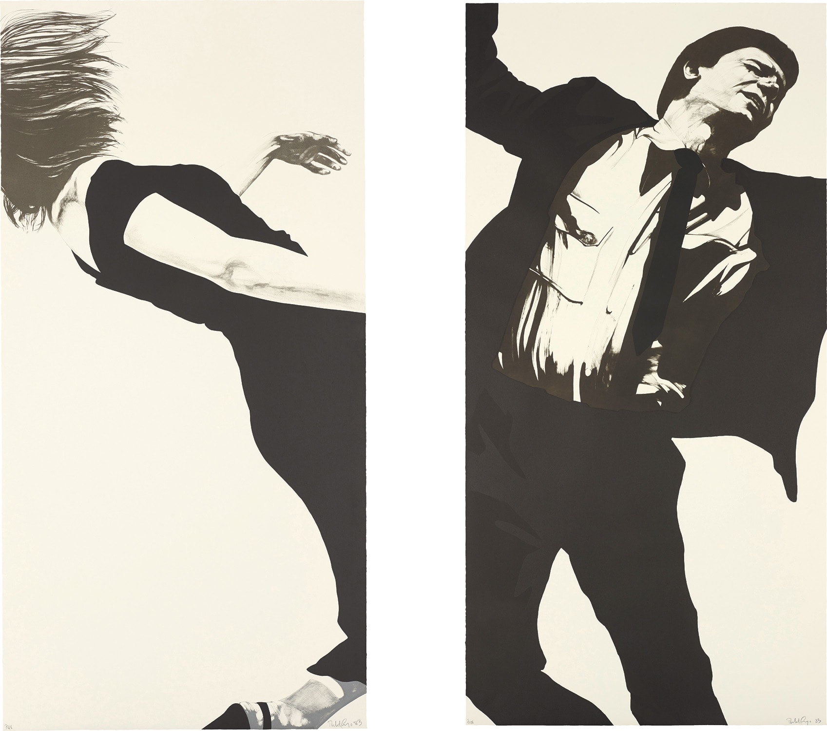 Robert Longo — Joanna and Larry, from Men in the Cities
