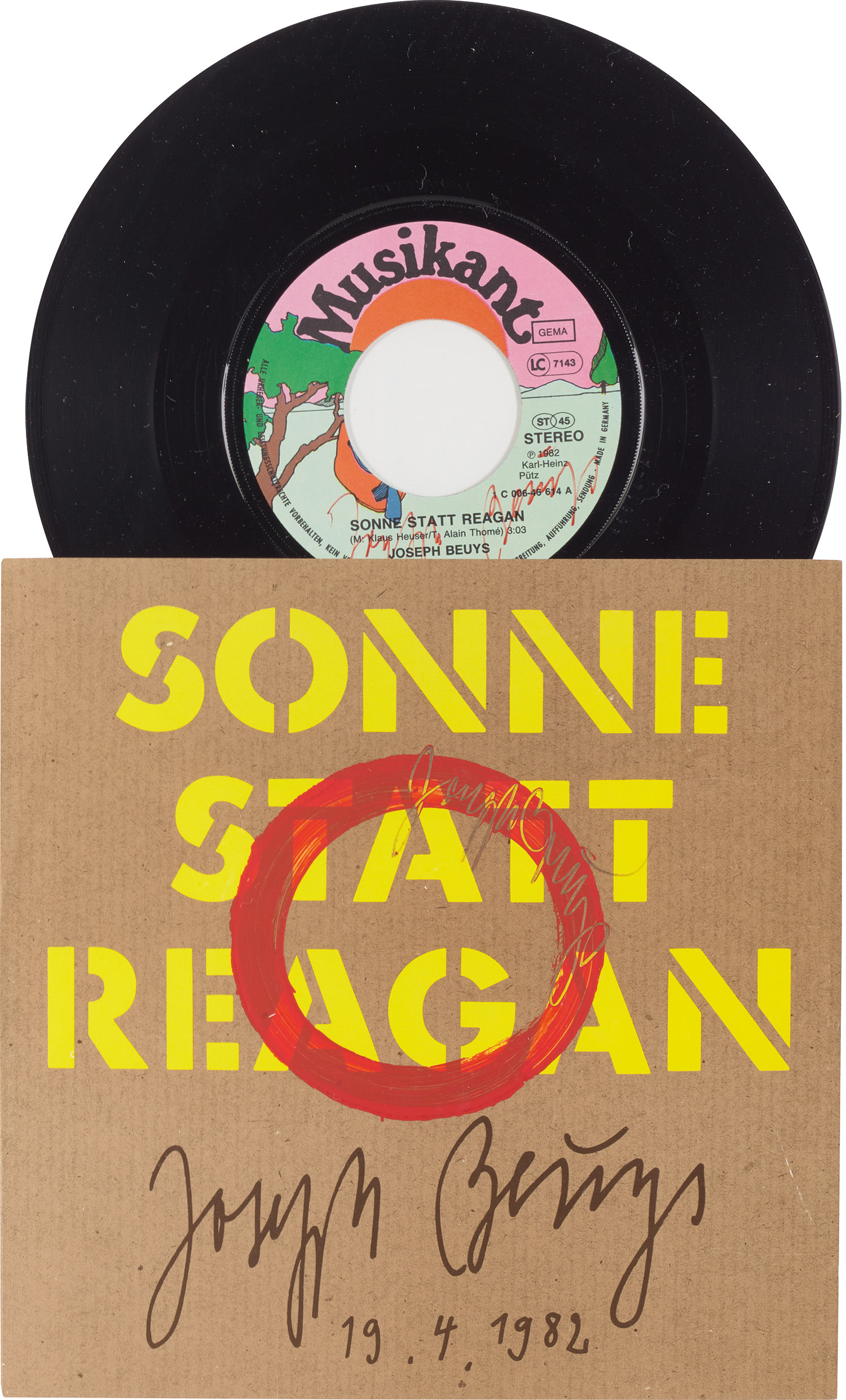 Joseph Beuys — Sonne statt Reagan (Sun Instead of Reagan) (S. 447)