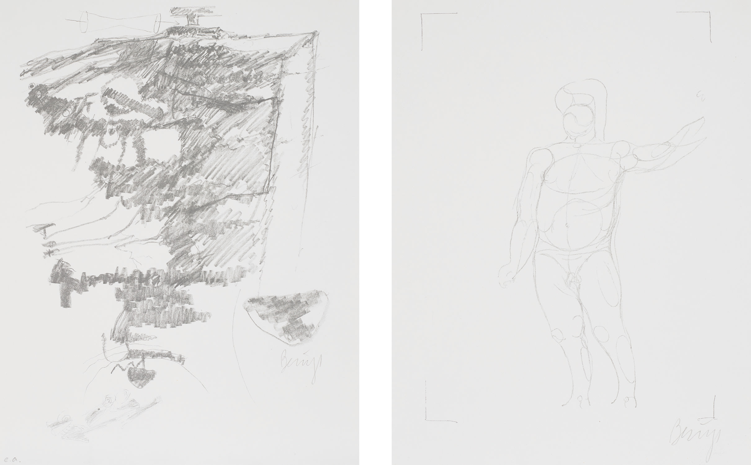 Joseph Beuys — Zeichnungen für Codices Madrid von Leonardo da Vinci (Drawings for Codices Madrid by Leonardo Da Vinci) (S. 165-185)