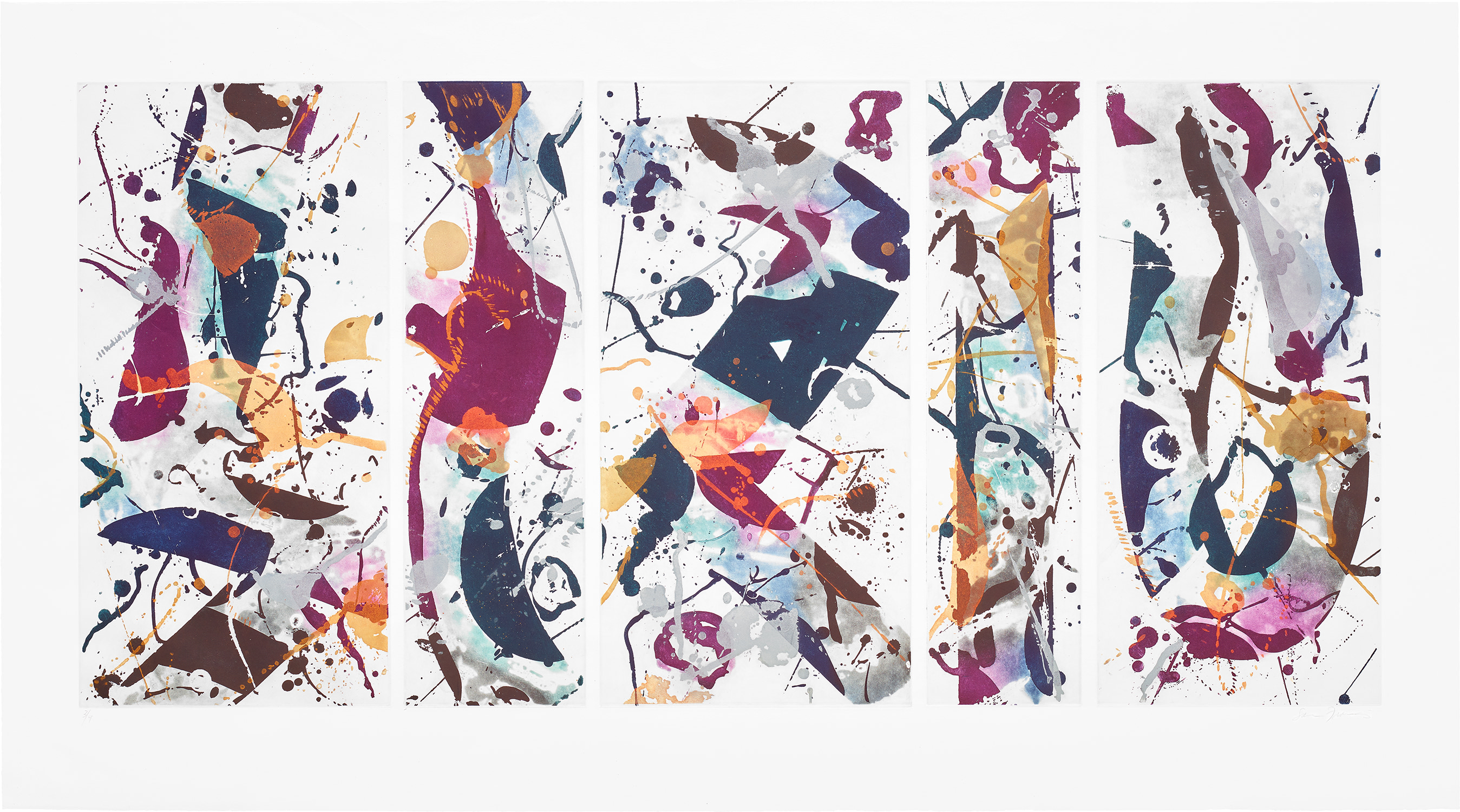 Sam Francis — The Five Continents in Wintertime (L. I. 55)