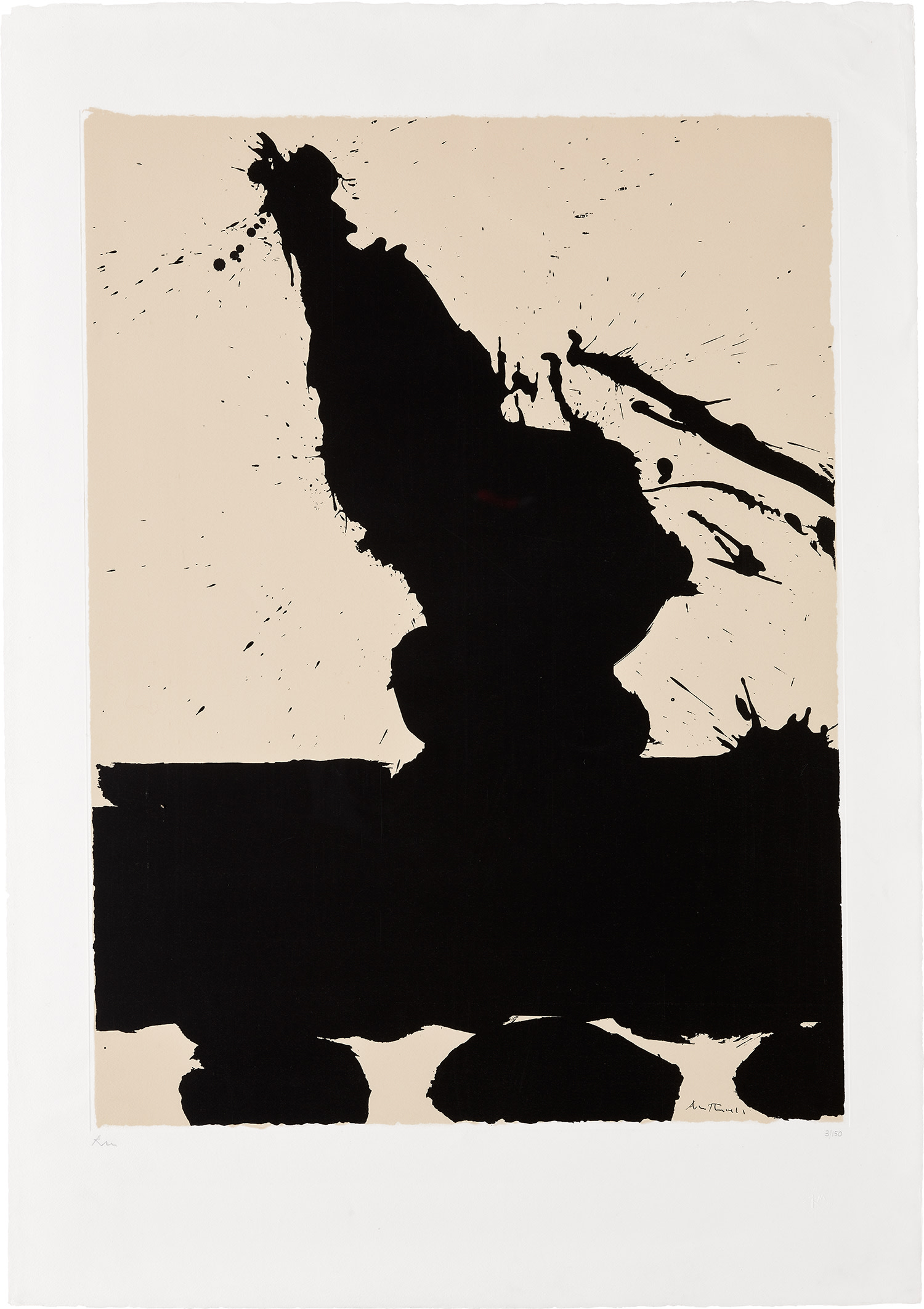 Robert Motherwell — Africa Suite: Africa 2 (E. & B. 70, B. 41)