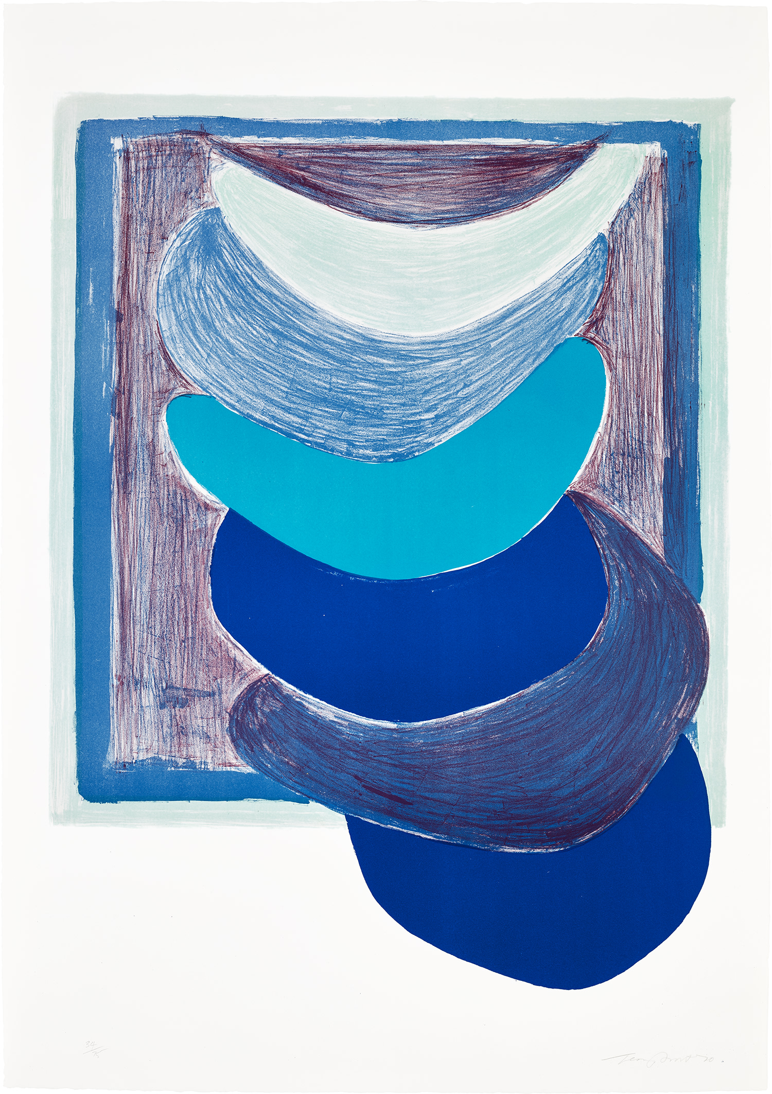 Terry Frost — Blue Suspended Form (K. 54)