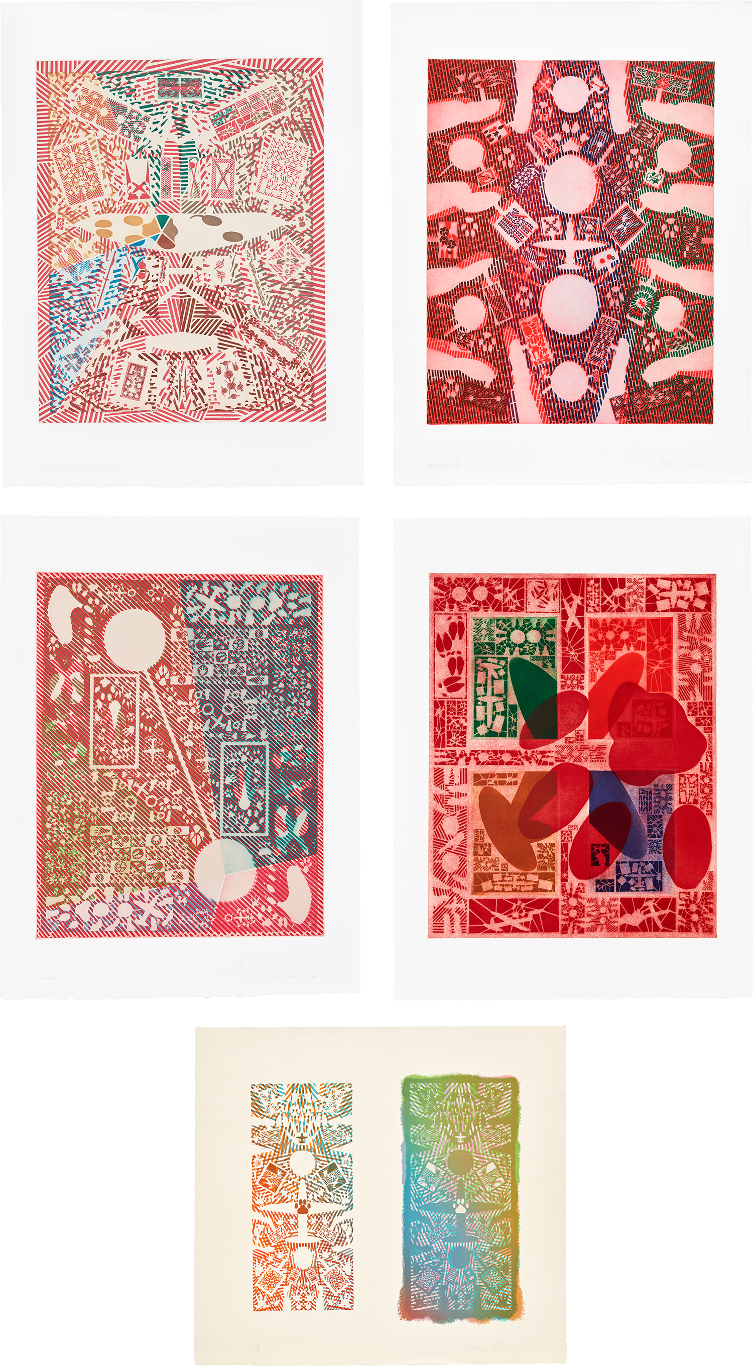 Imitations; Things Seen; The Trace; Concerning the Meal; and The Party