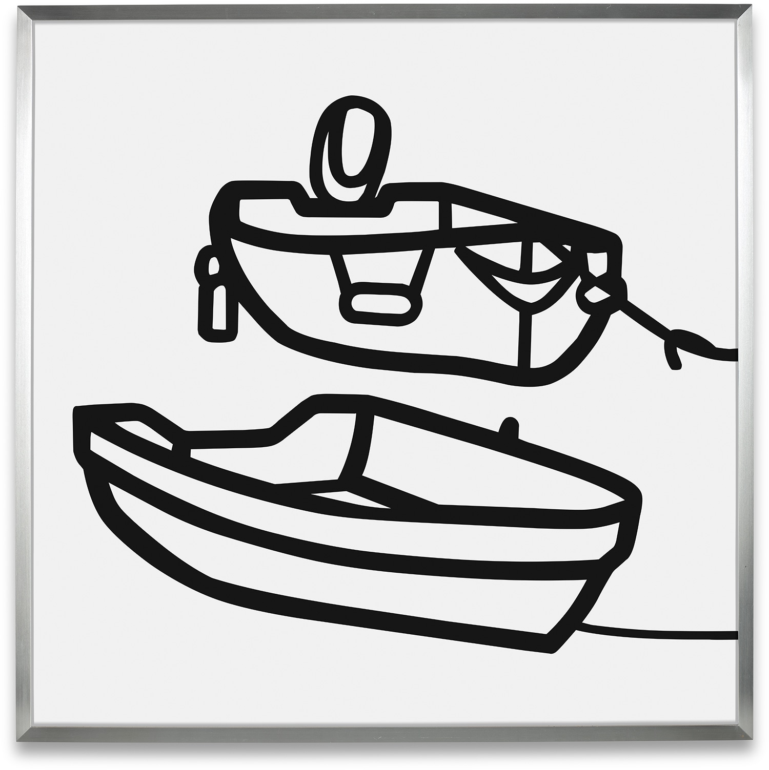 Julian Opie — Boats 2, from Nature 2 (C. 298)