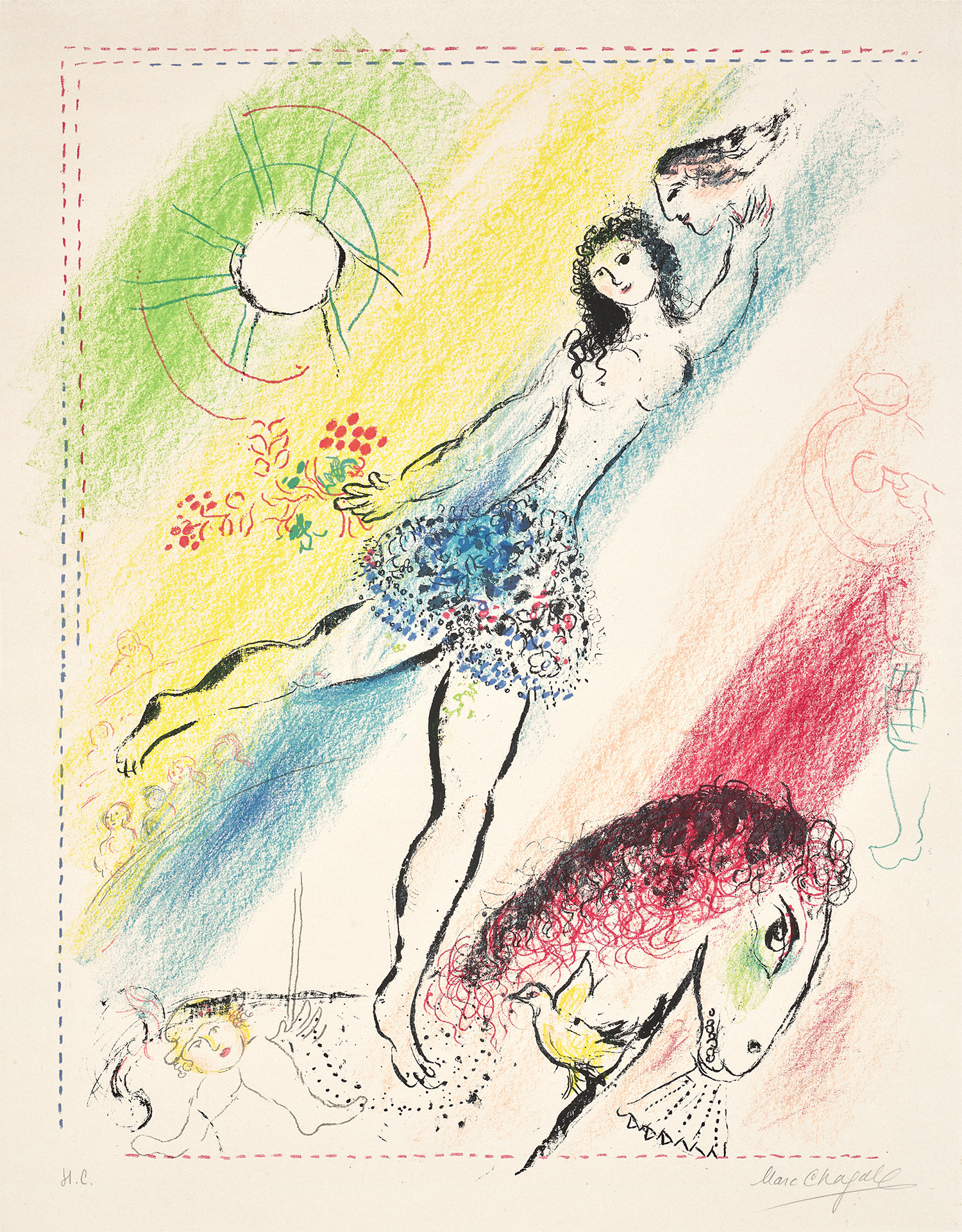 Marc Chagall — L’Écuyère (The Circus Rider) (M. 419)