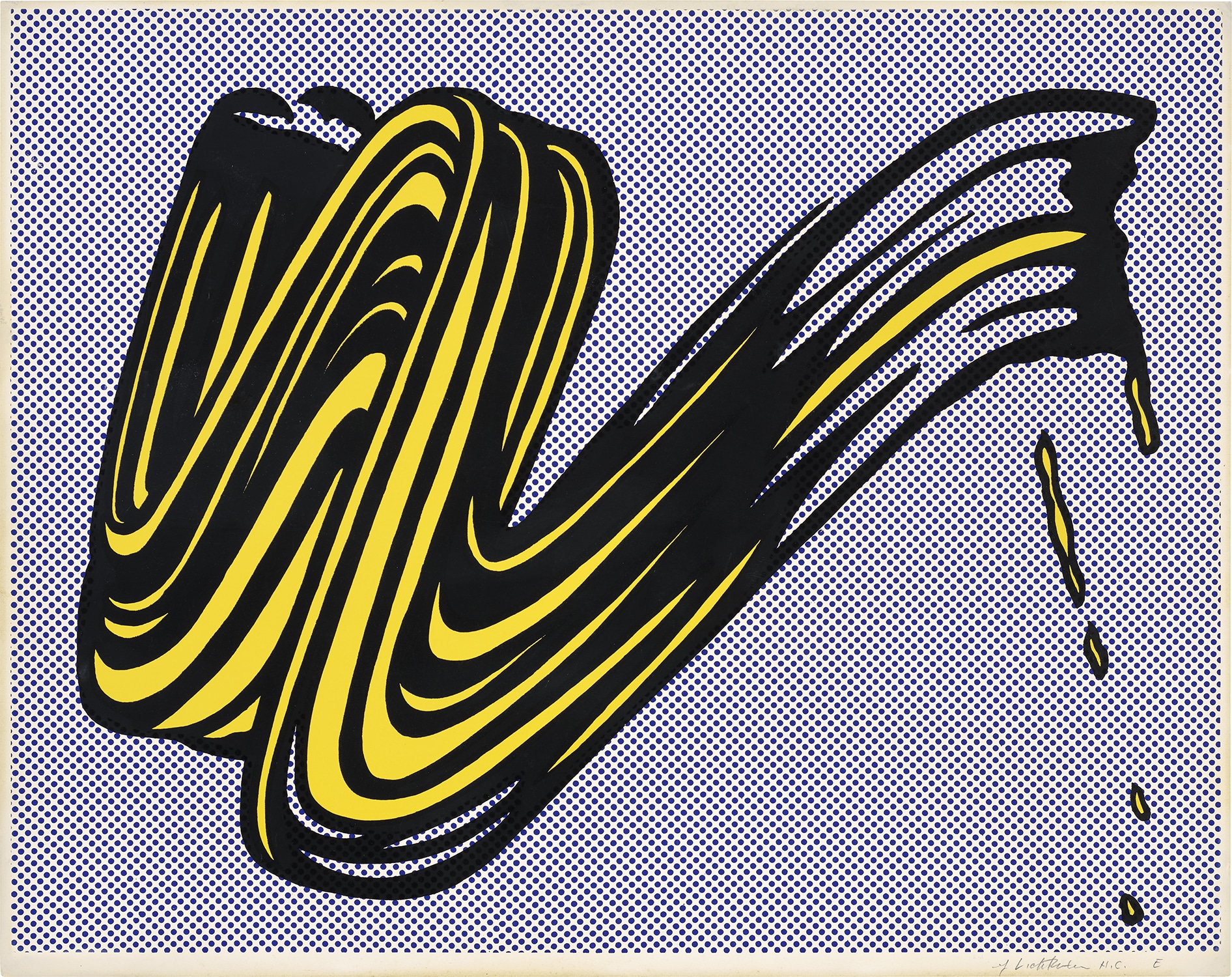Roy Lichtenstein — Brushstroke (C. II.5)
