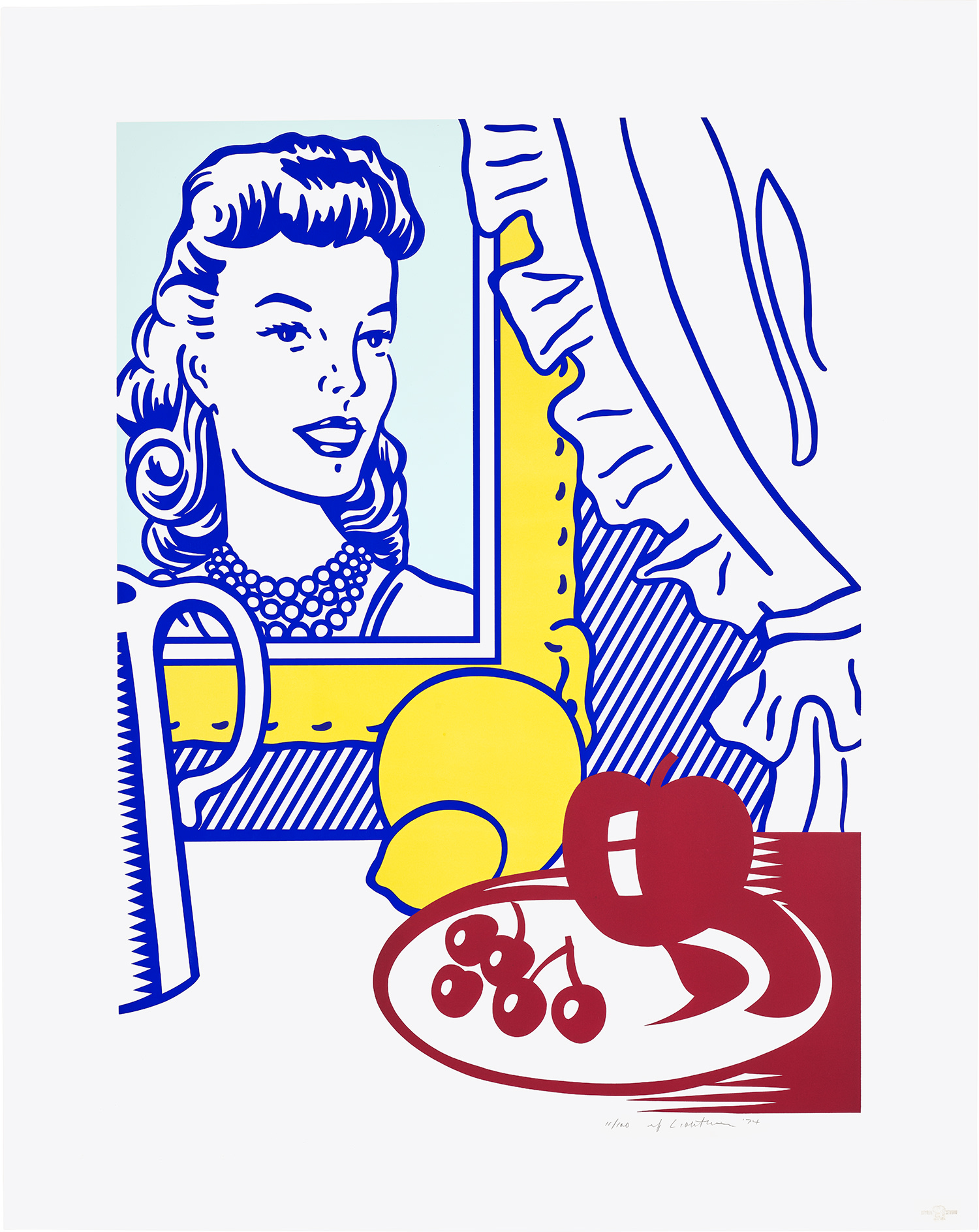 Roy Lichtenstein — Still Life with Portrait, from Six Still Lifes Series (C. 131)