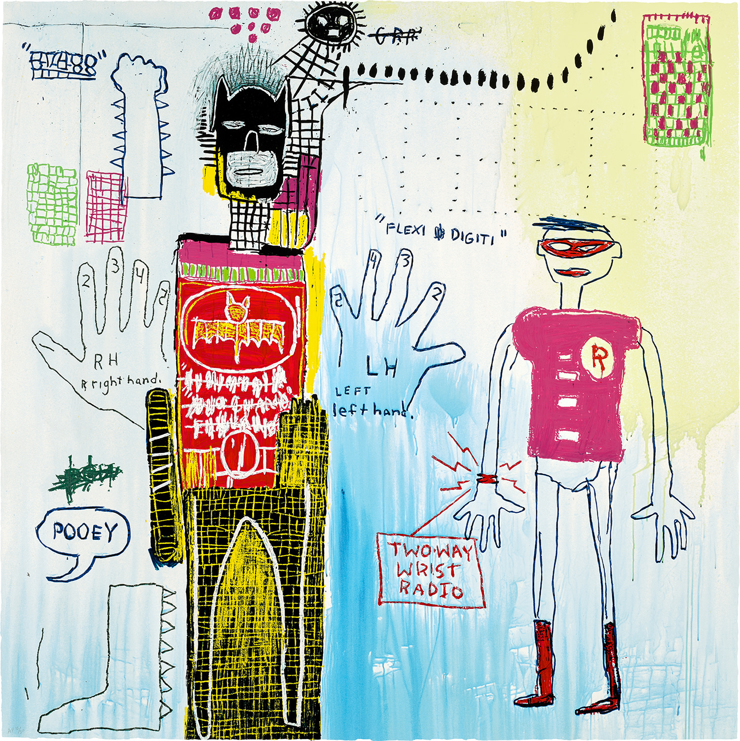 Jean-Michel Basquiat — Piano Lesson, from Superhero Portfolio