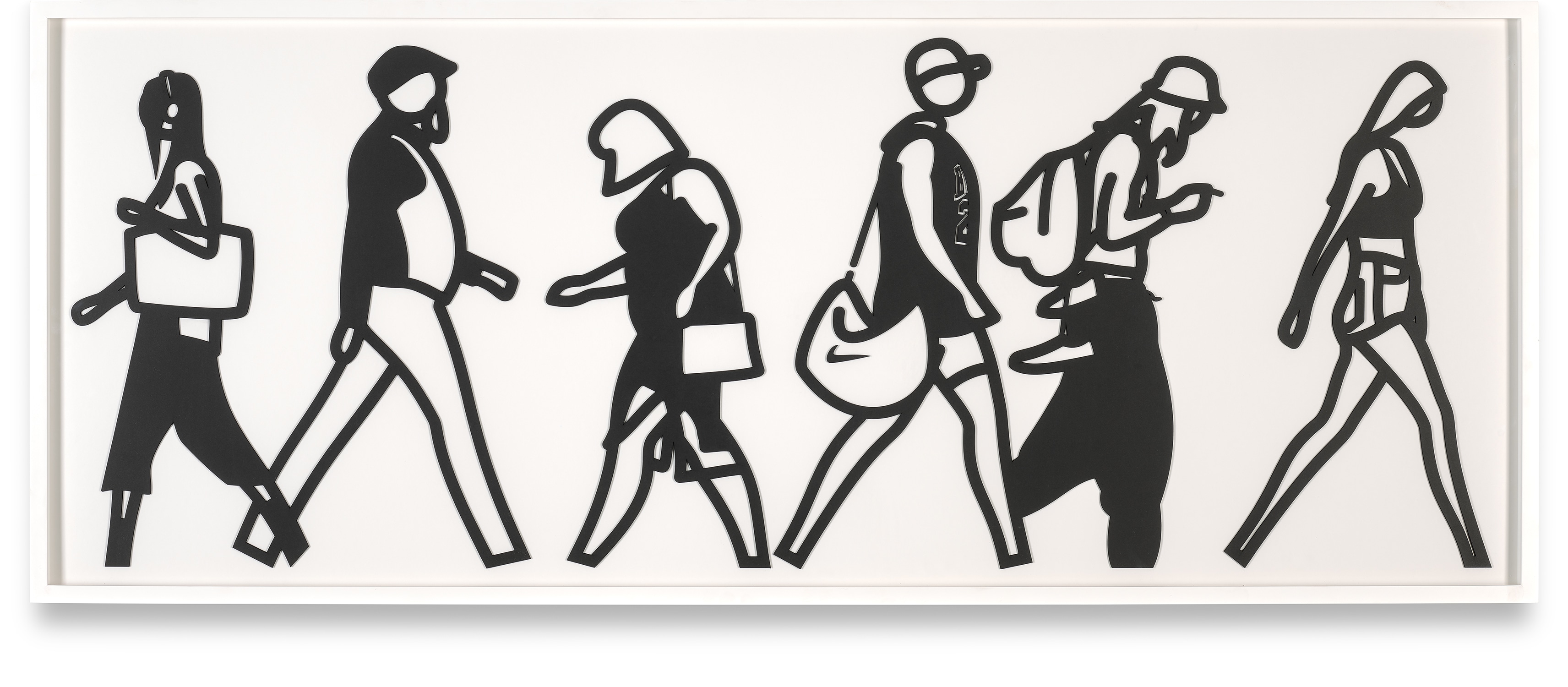 Julian Opie — Walking in Melbourne 1, from Walking in Melbourne 1-6