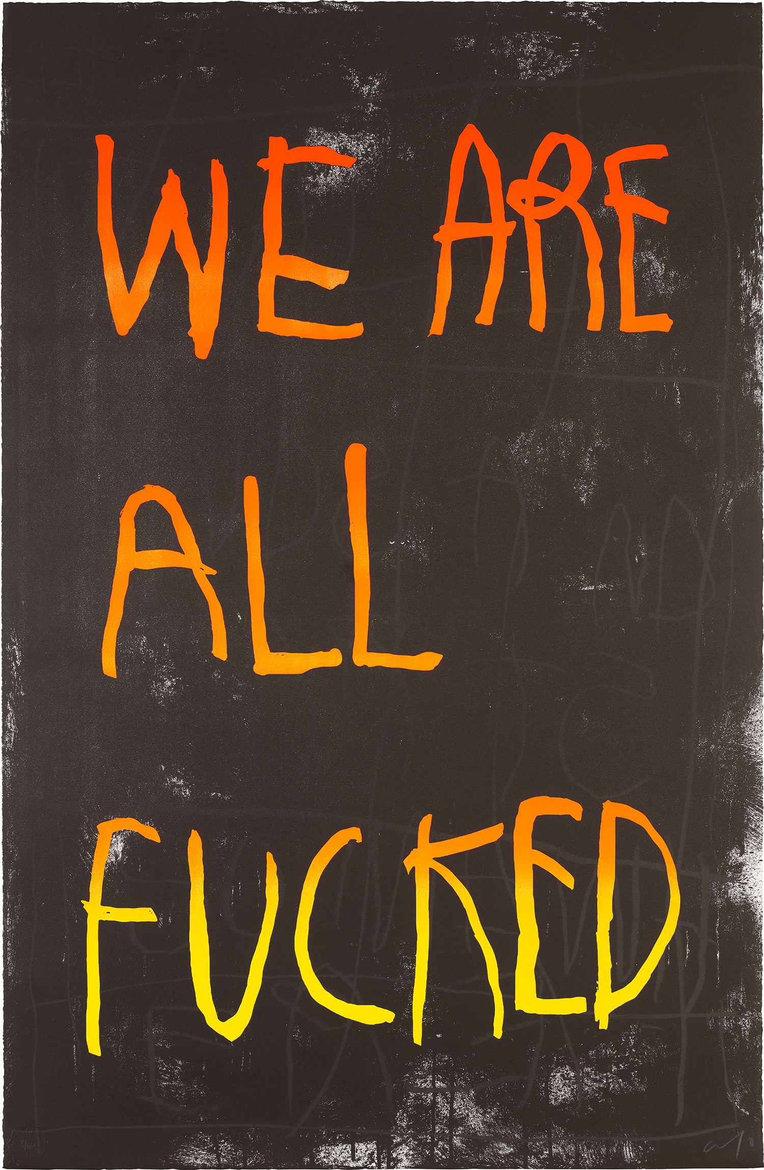 CB Hoyo — We Are All F*cked (Orange & Yellow)