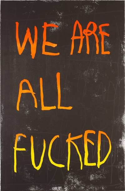 We Are All F*cked (Orange & Yellow)