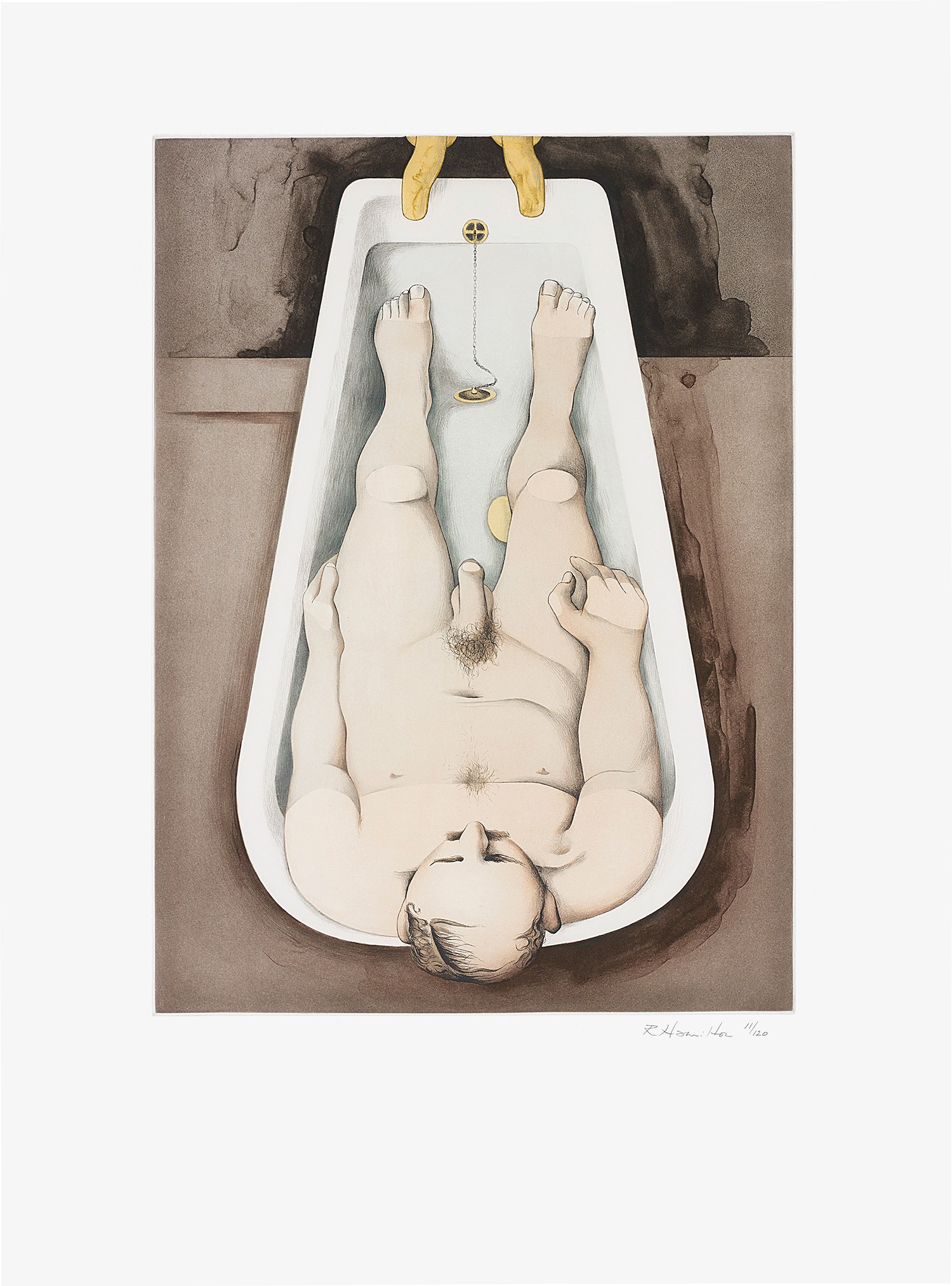 Richard Hamilton — He Foresaw His Pale Body (L. 173)