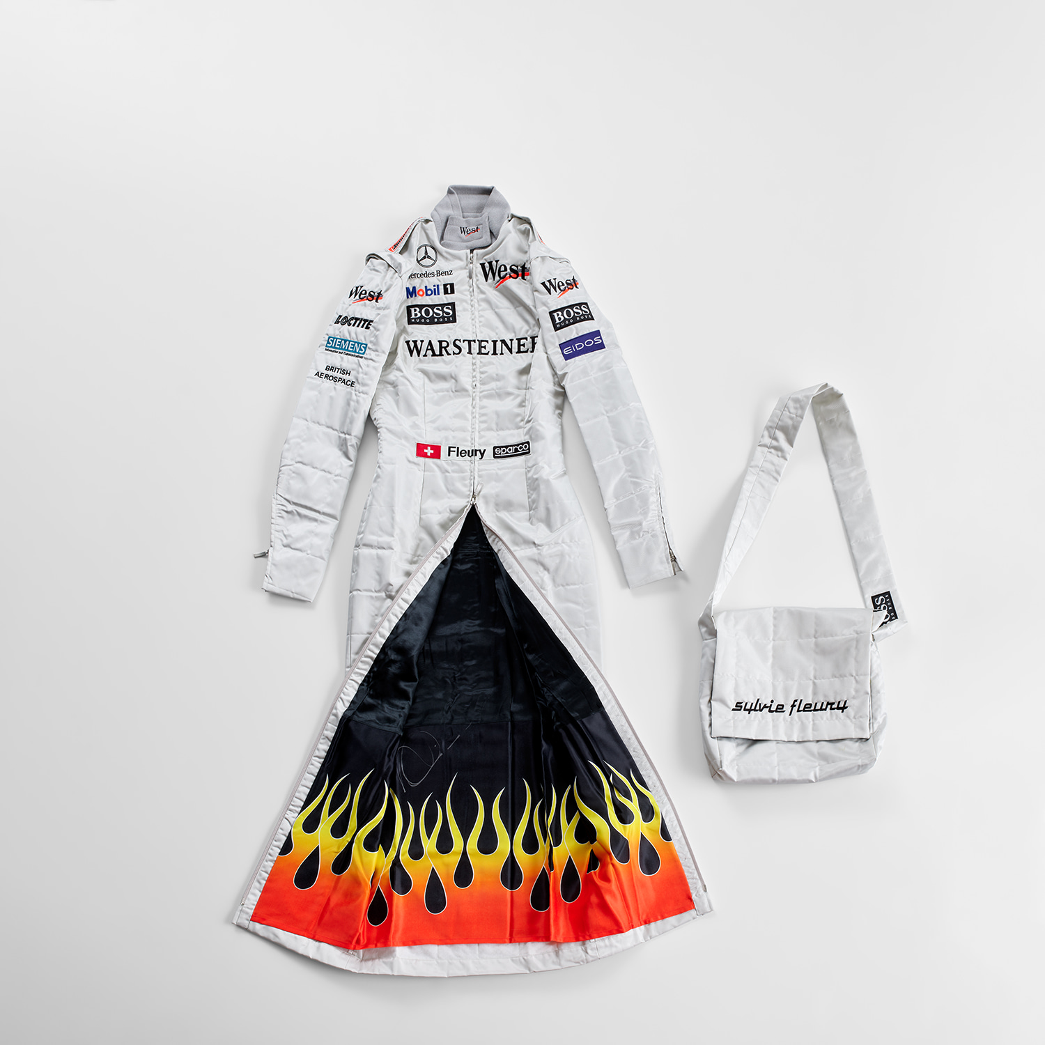 Formula 1 Dress and Bag