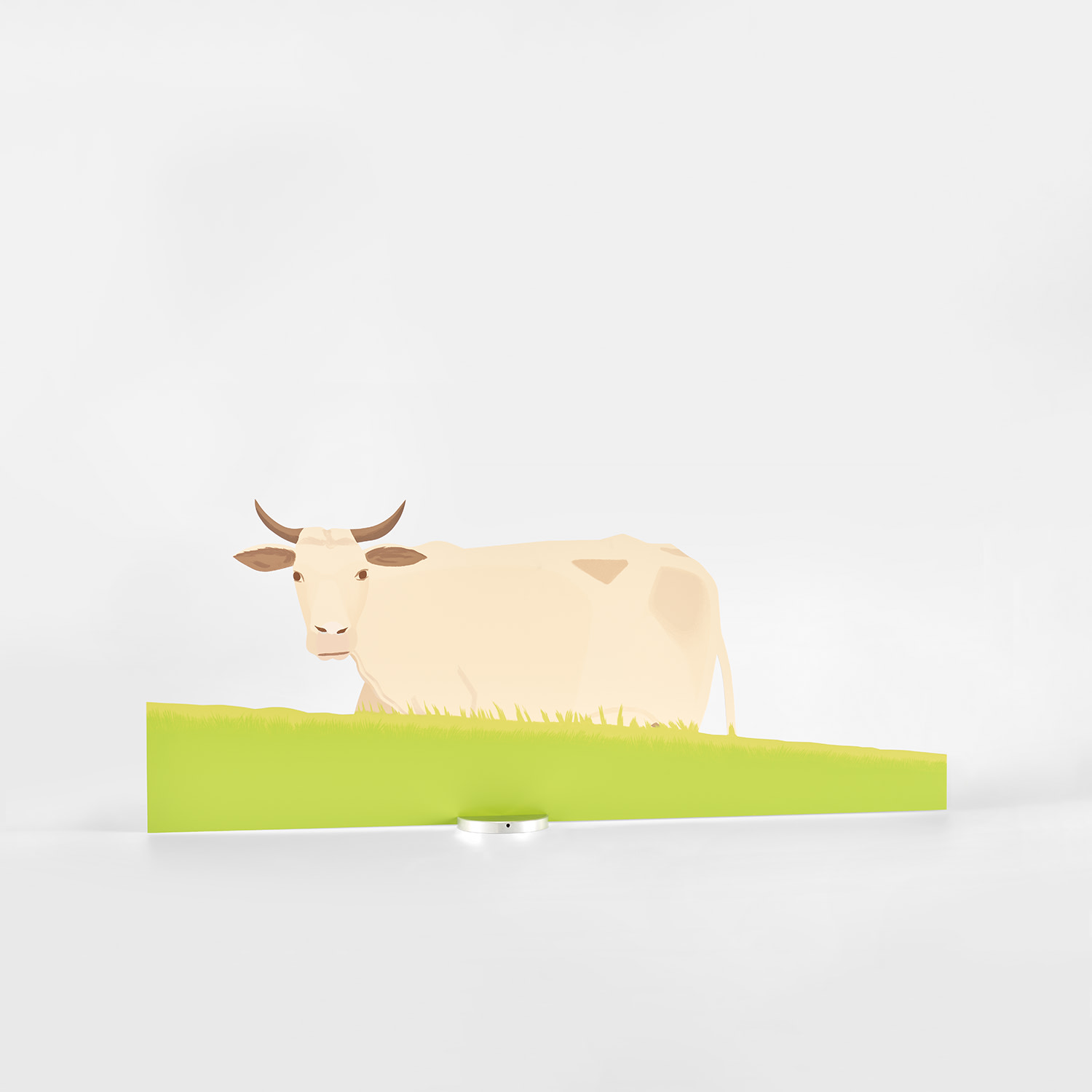 Alex Katz — Cow (Small; cutout edition) (S. 384)