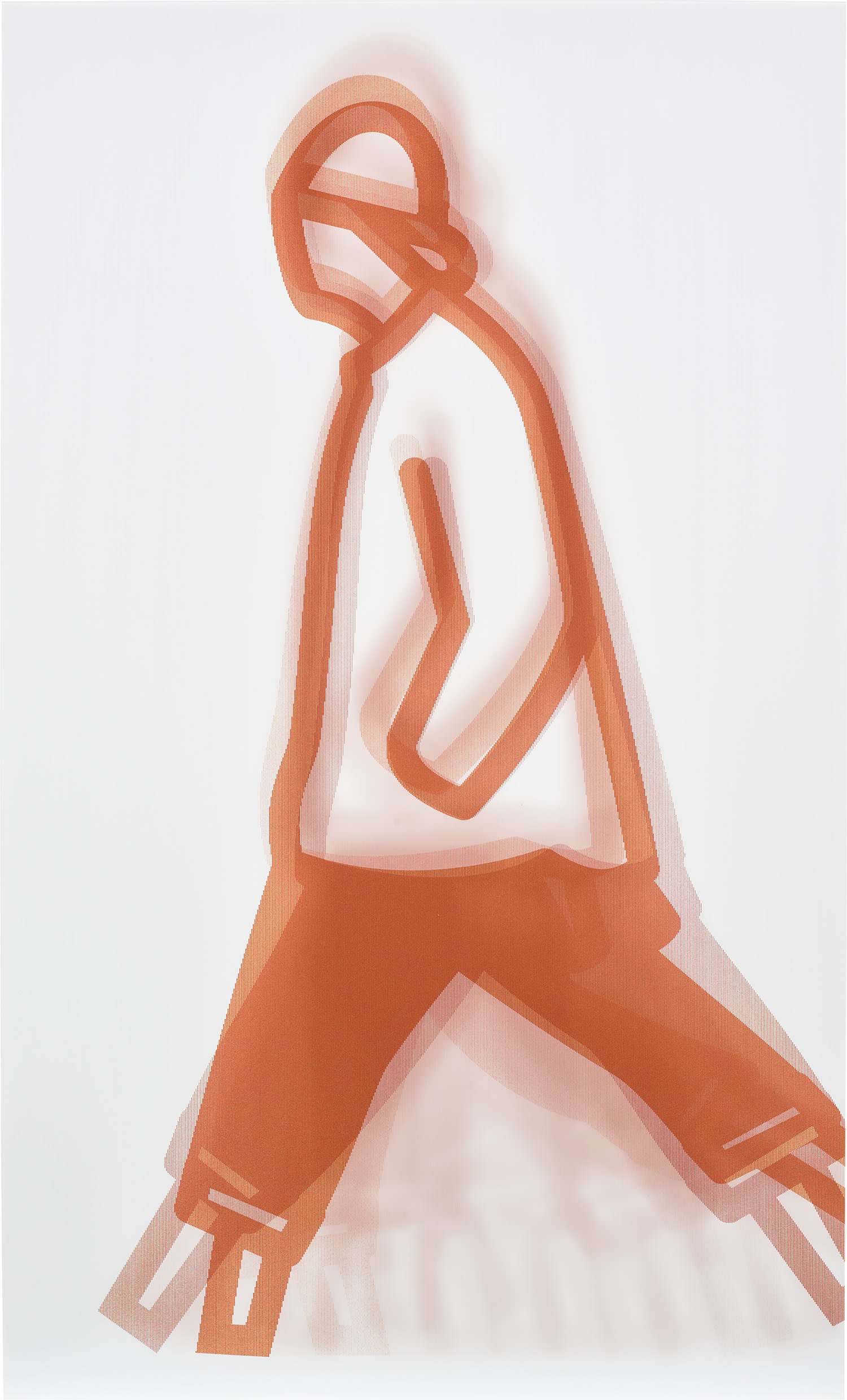 Julian Opie — Turn Ups, from Old Street Walkers