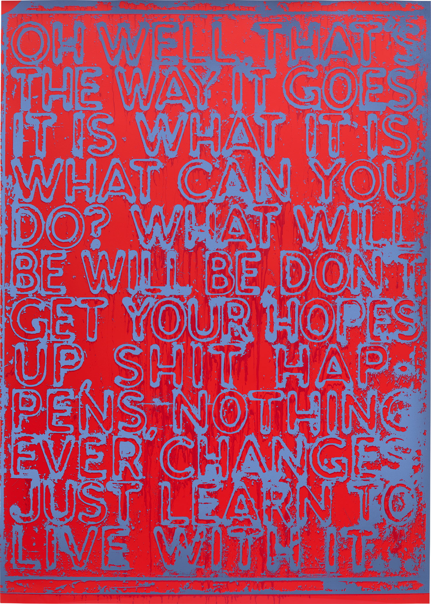 Mel Bochner — Oh Well (K.W. 2020.02)