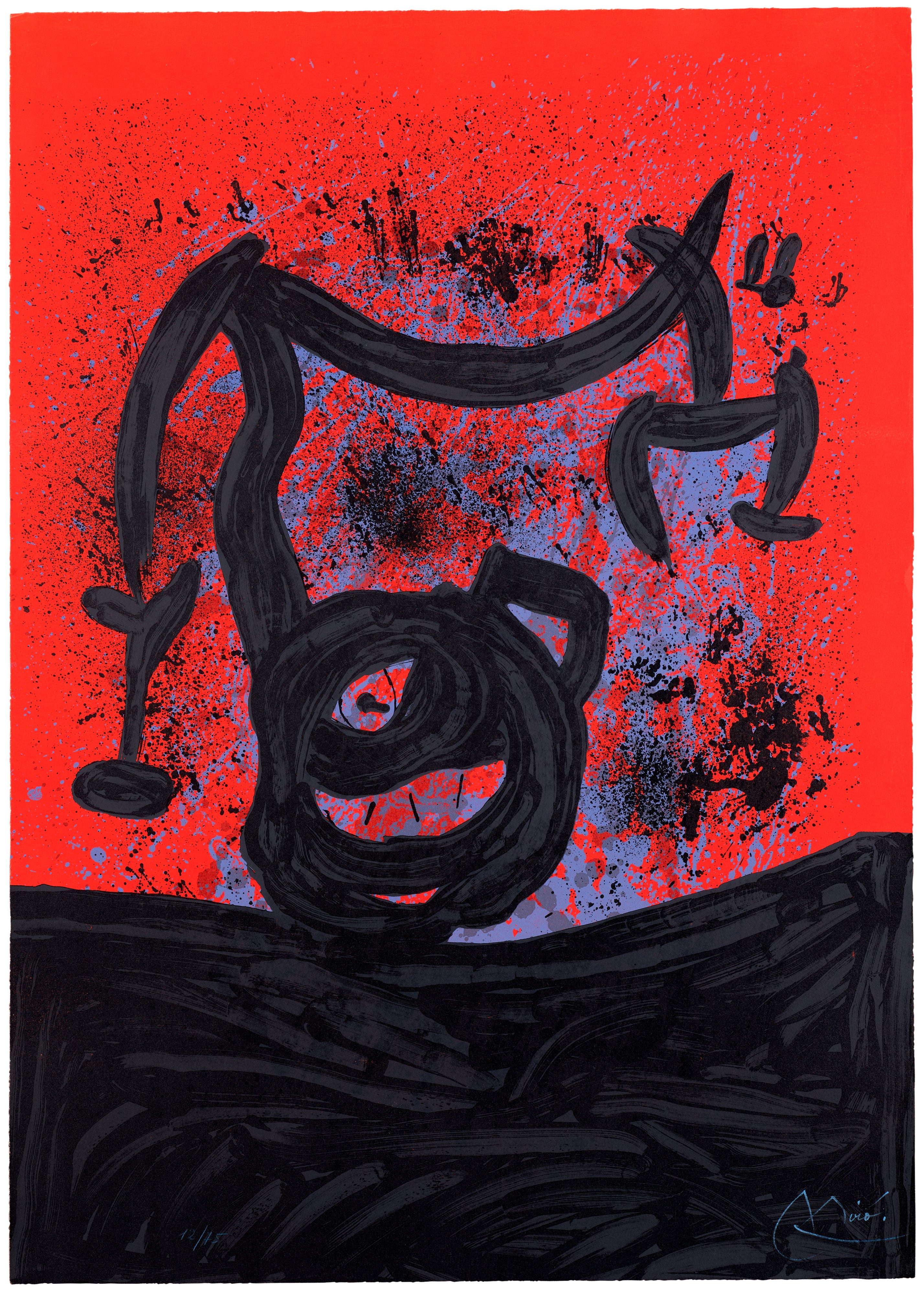 Joan Miró — Equilibre sur l'horizon (Balance on the Horizon) (M. 598)