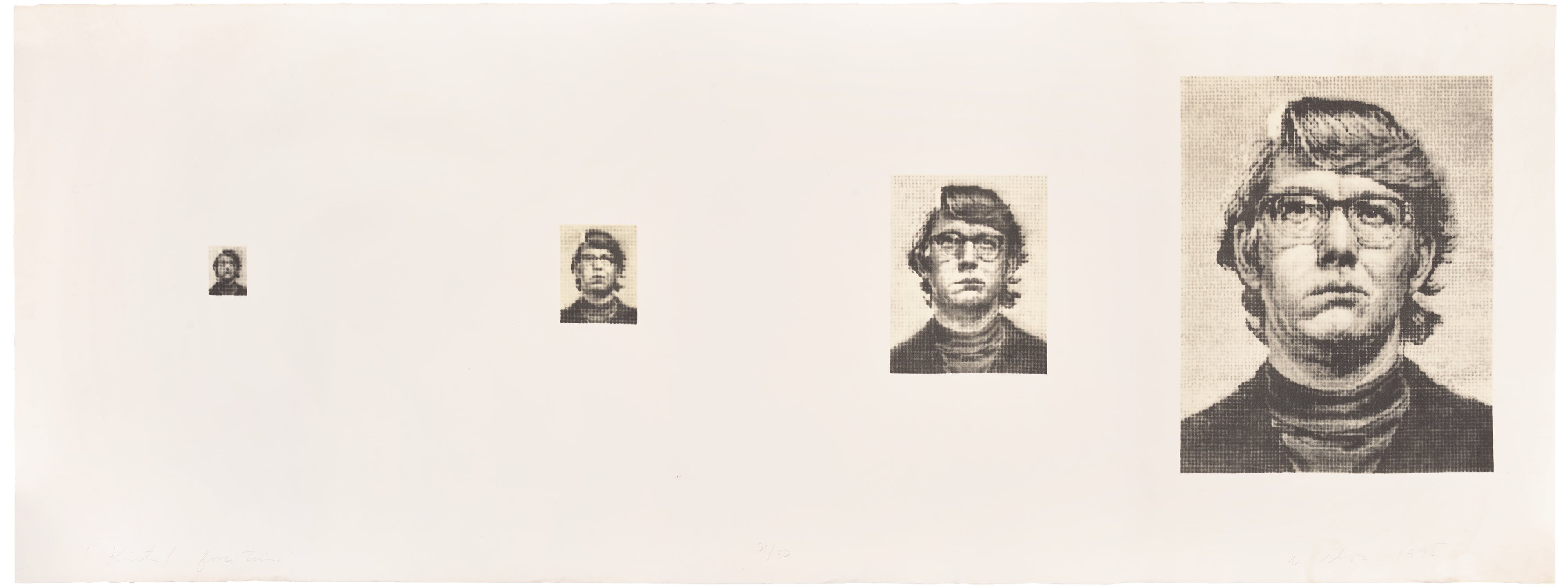 Chuck Close — Keith/Four Times (B. 5)