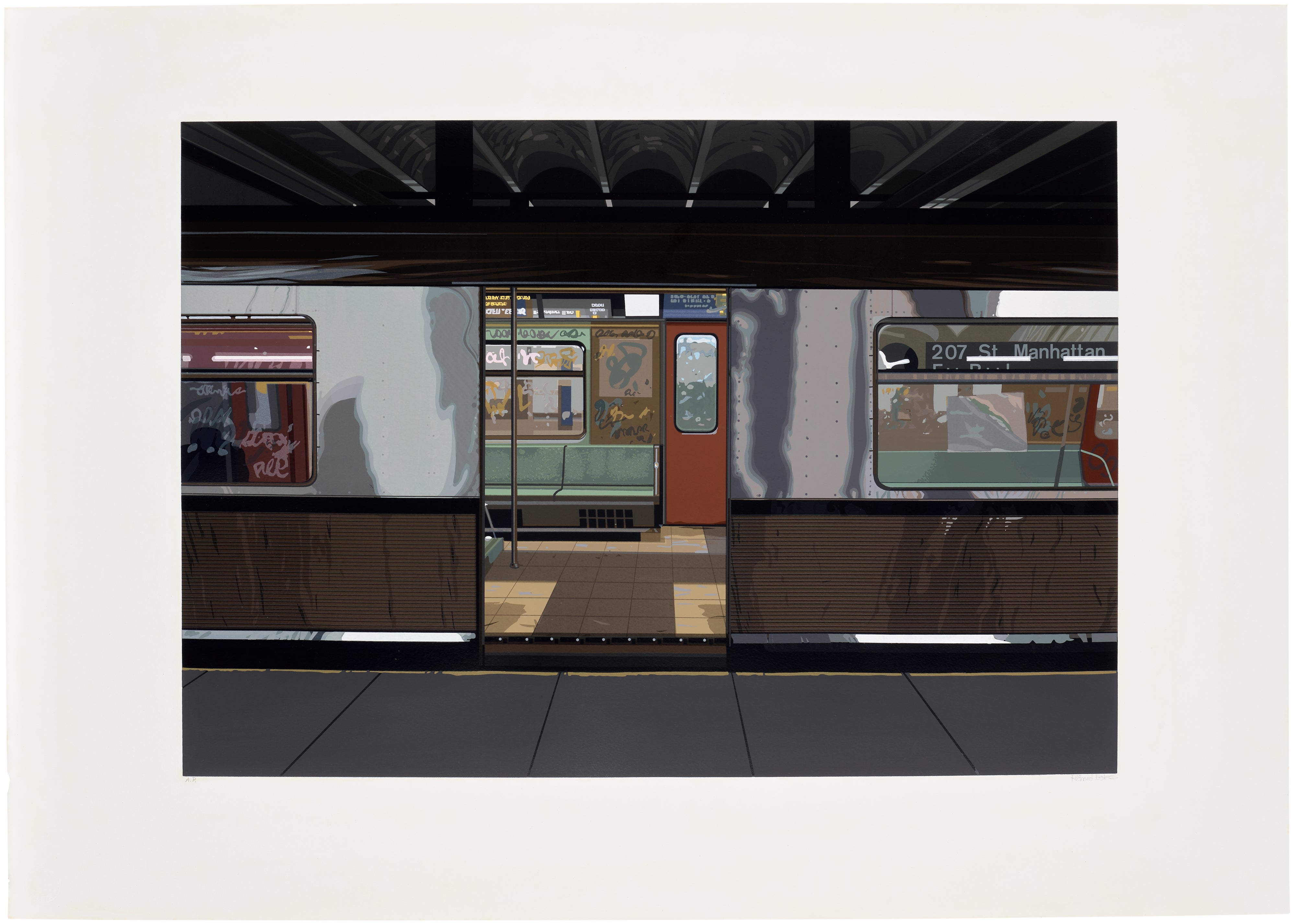 Richard Estes — Subway, from Urban Landscapes No. 3 (A. p. 121)