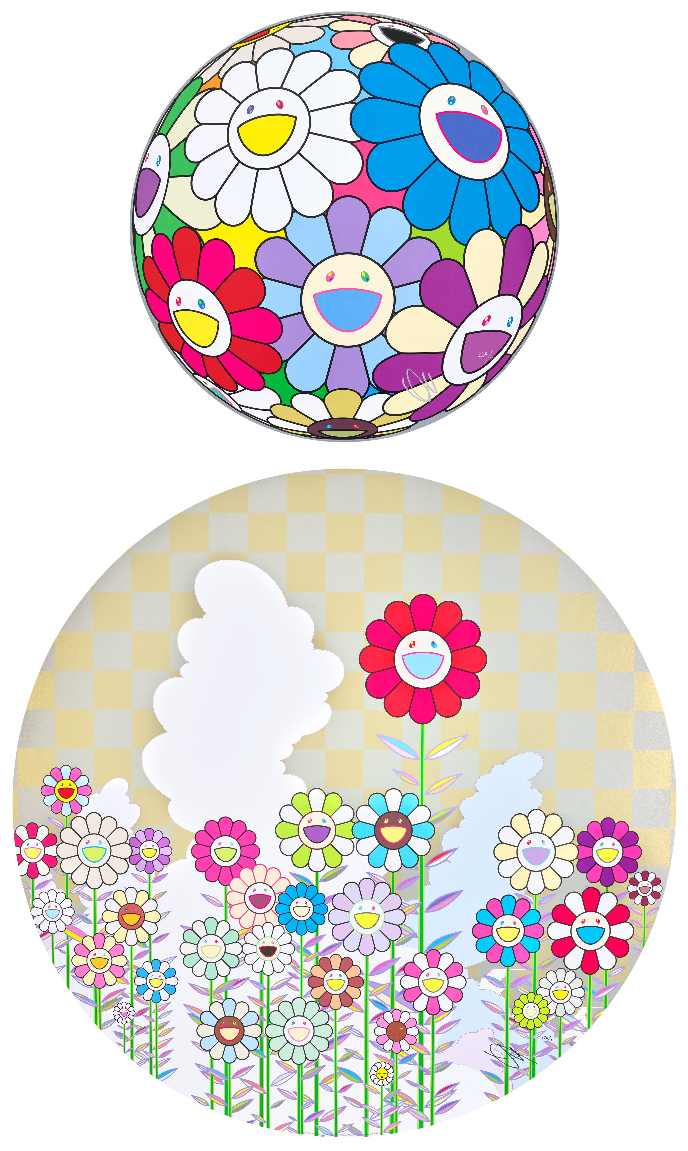 Takashi Murakami — Festival Flower Decoration; and A Memory of Him and Her on a Summer Day