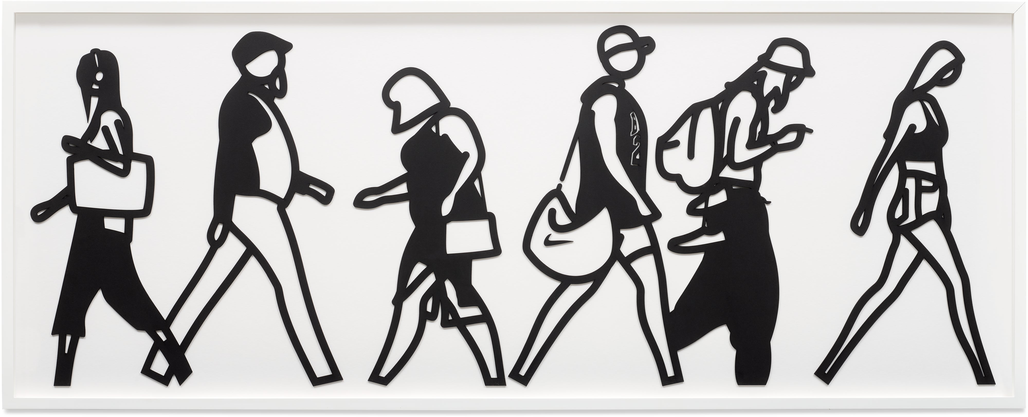 Julian Opie — Walking in Melbourne 1, from Walking in Melbourne