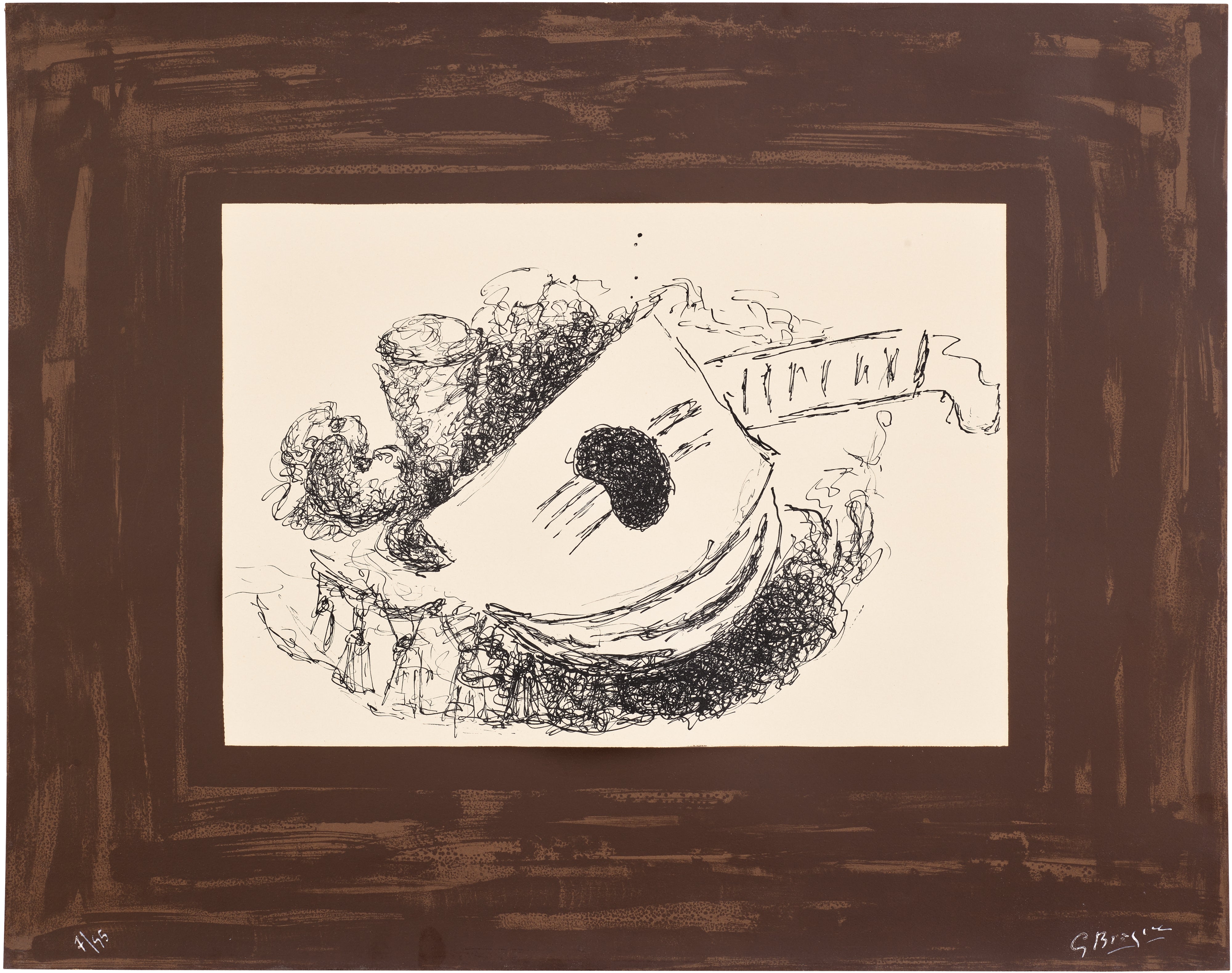 Georges Braque — La guitare (The Guitar) (V. 83)