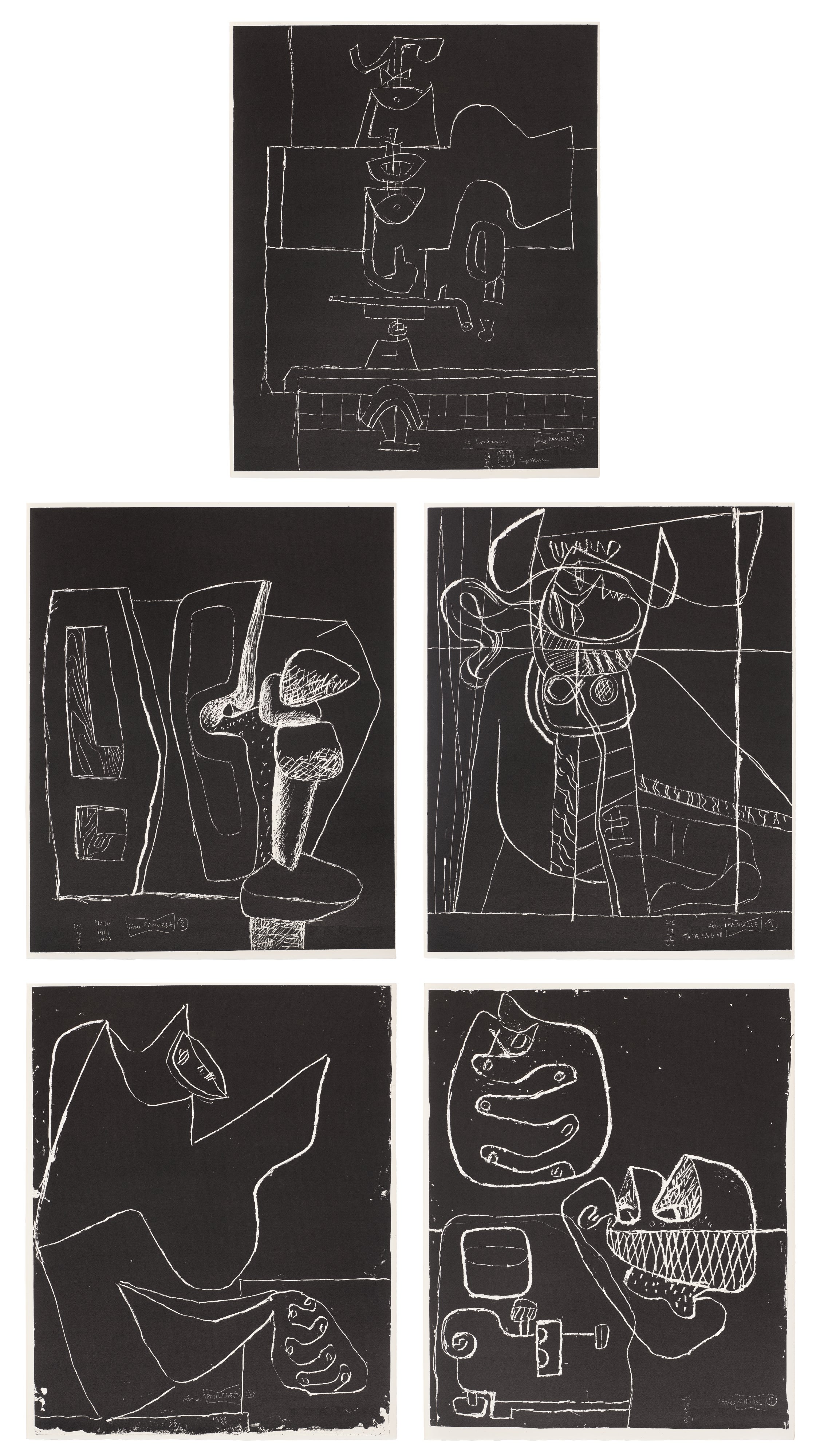 Le Corbusier — Série Panurge (W. p. 48-51)