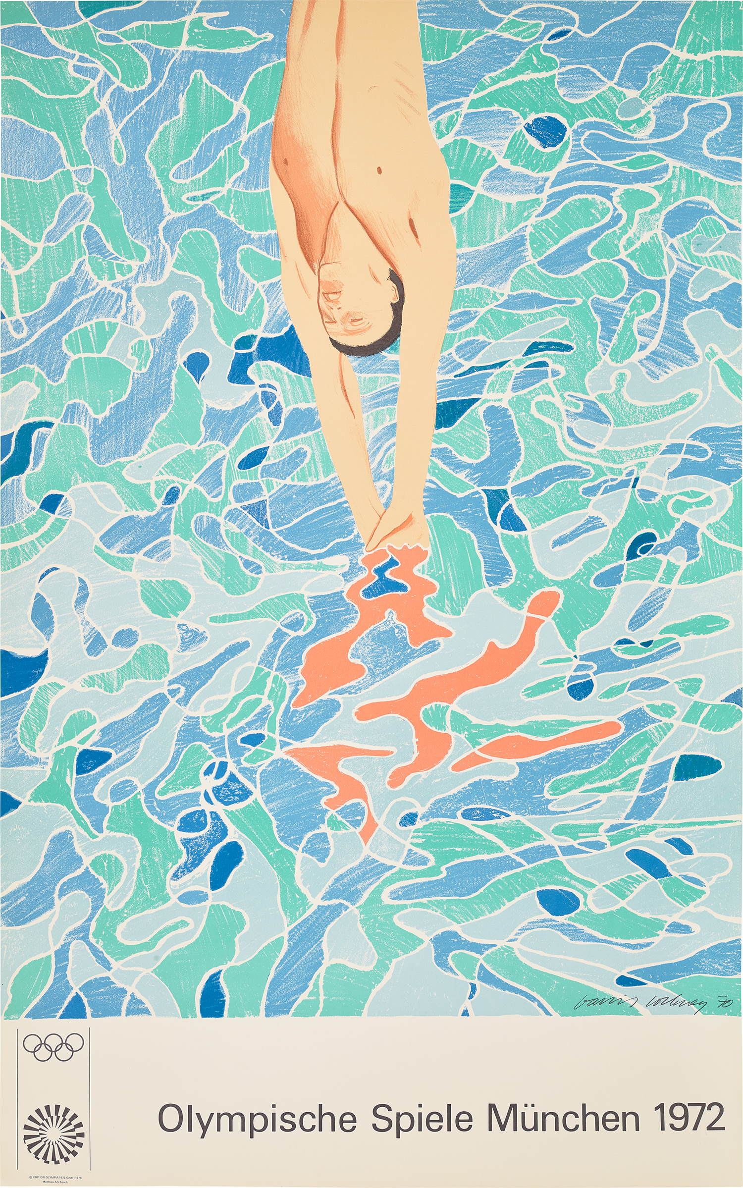 David Hockney — Olympische Spiele München (Olympic Games Munich)