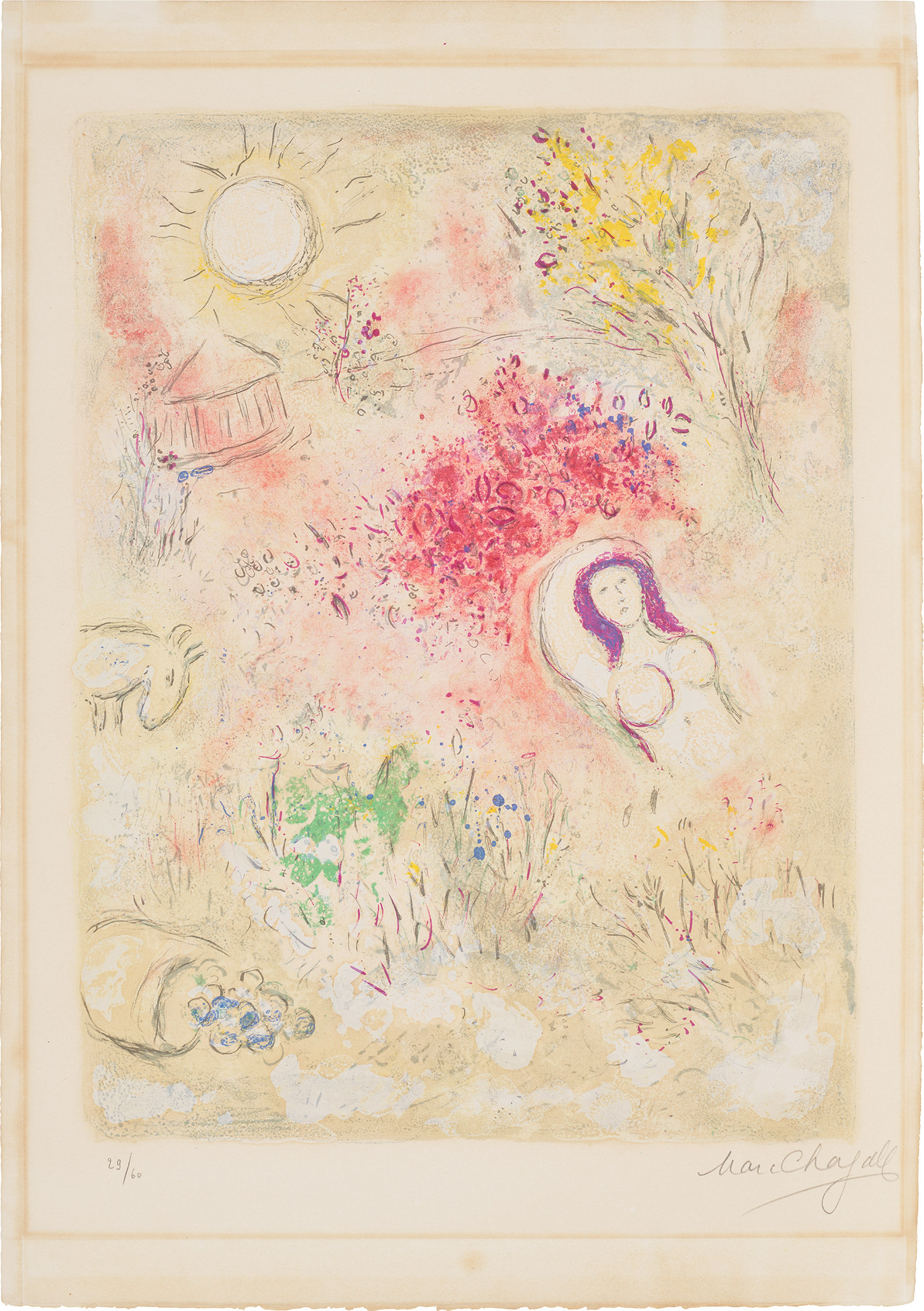 Marc Chagall — Chloé, from Daphnis et Chloé (M. 339, see C. Bks. 46)