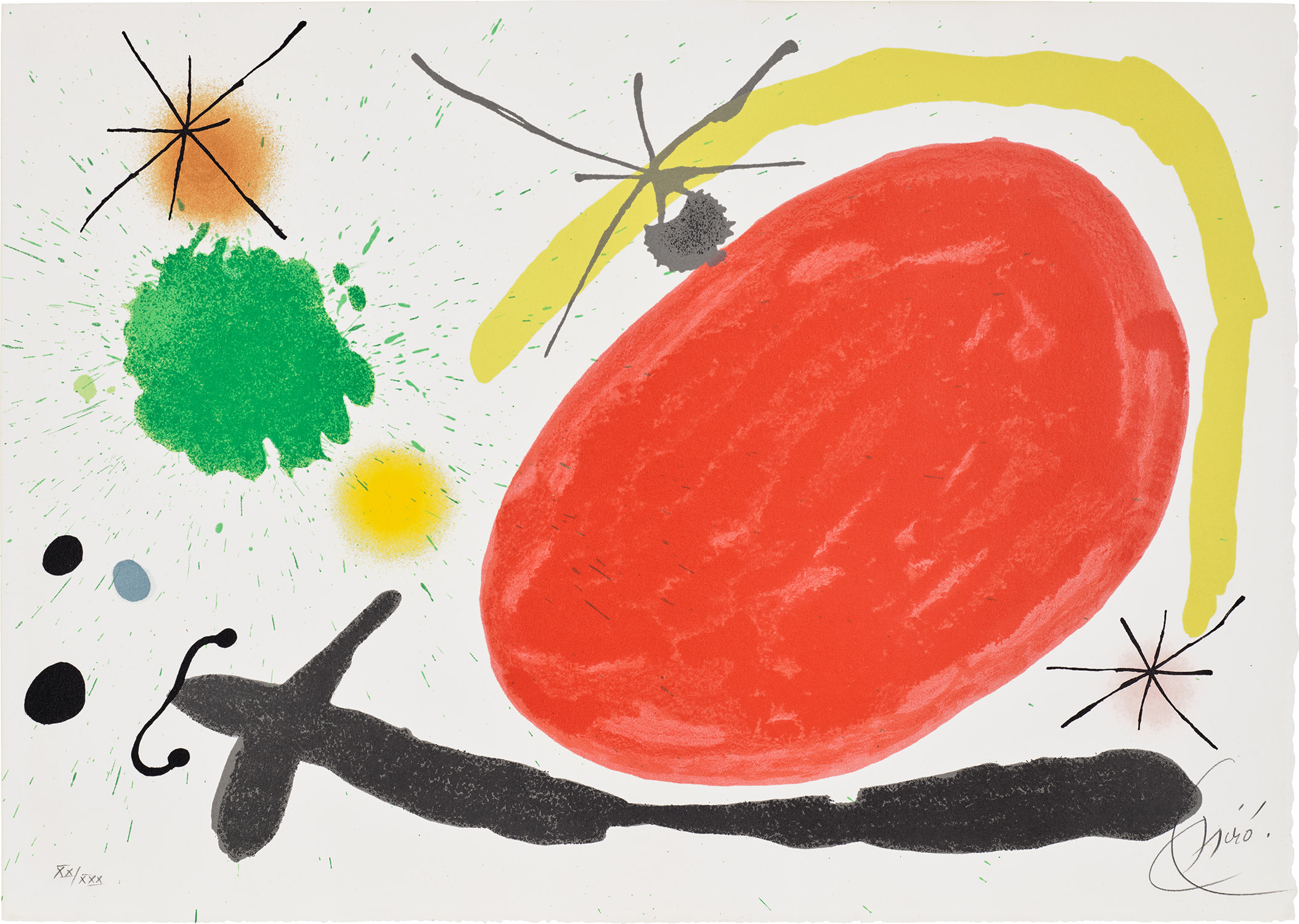 Joan Miró — La Japonaise (The Japanese Woman) (M. 829)