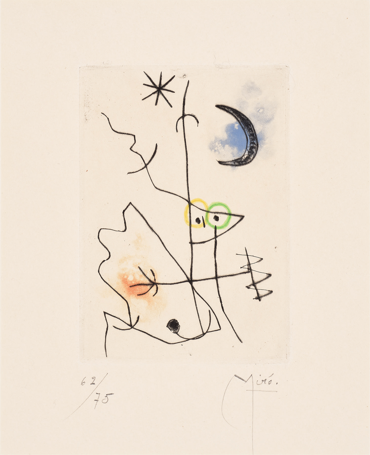 Joan Miró — Le grillon (The Cricket) (D. 152)