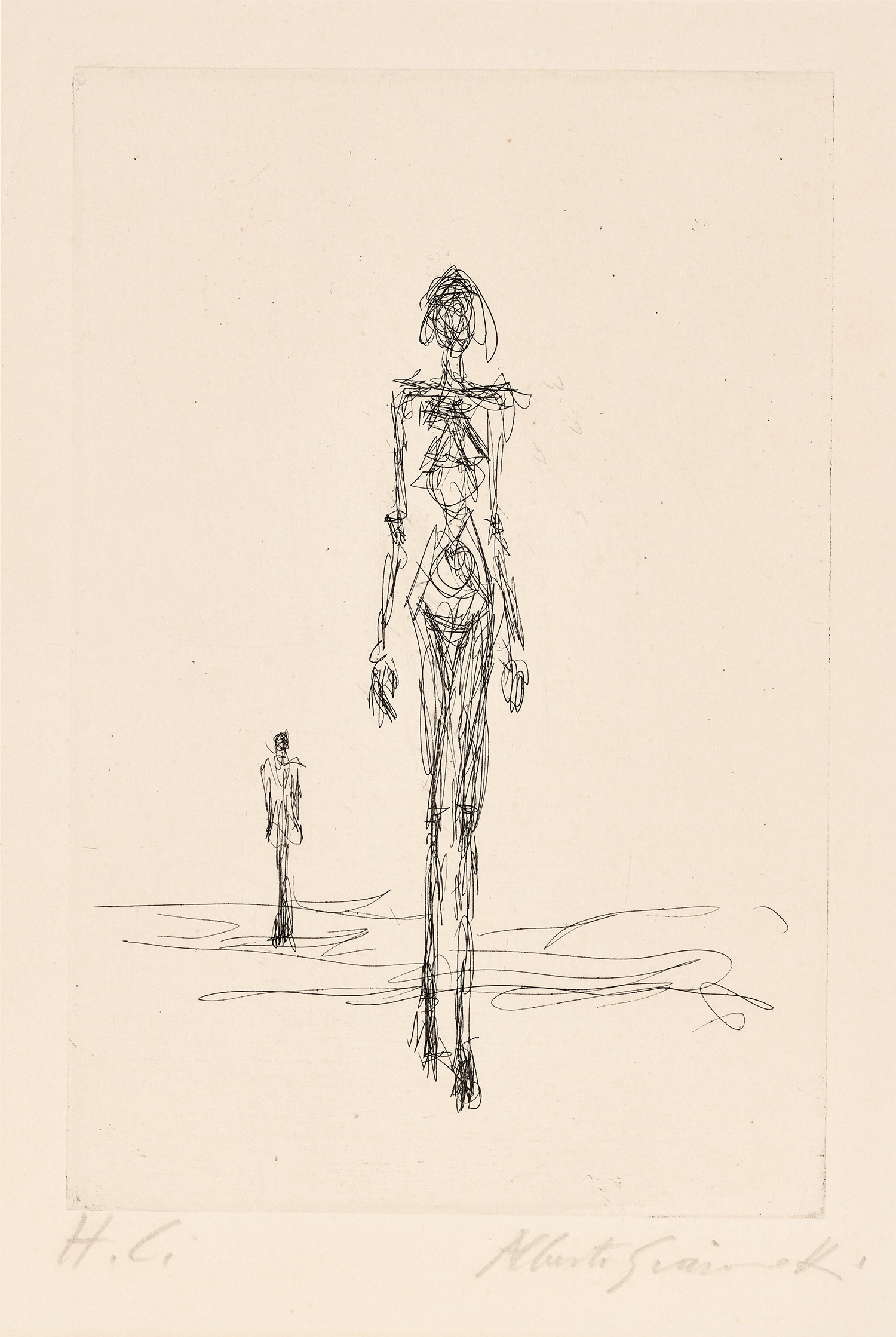 Alberto Giacometti — Frontispiece, from L’Épervier (The Sparrowhawk) (L. 106)