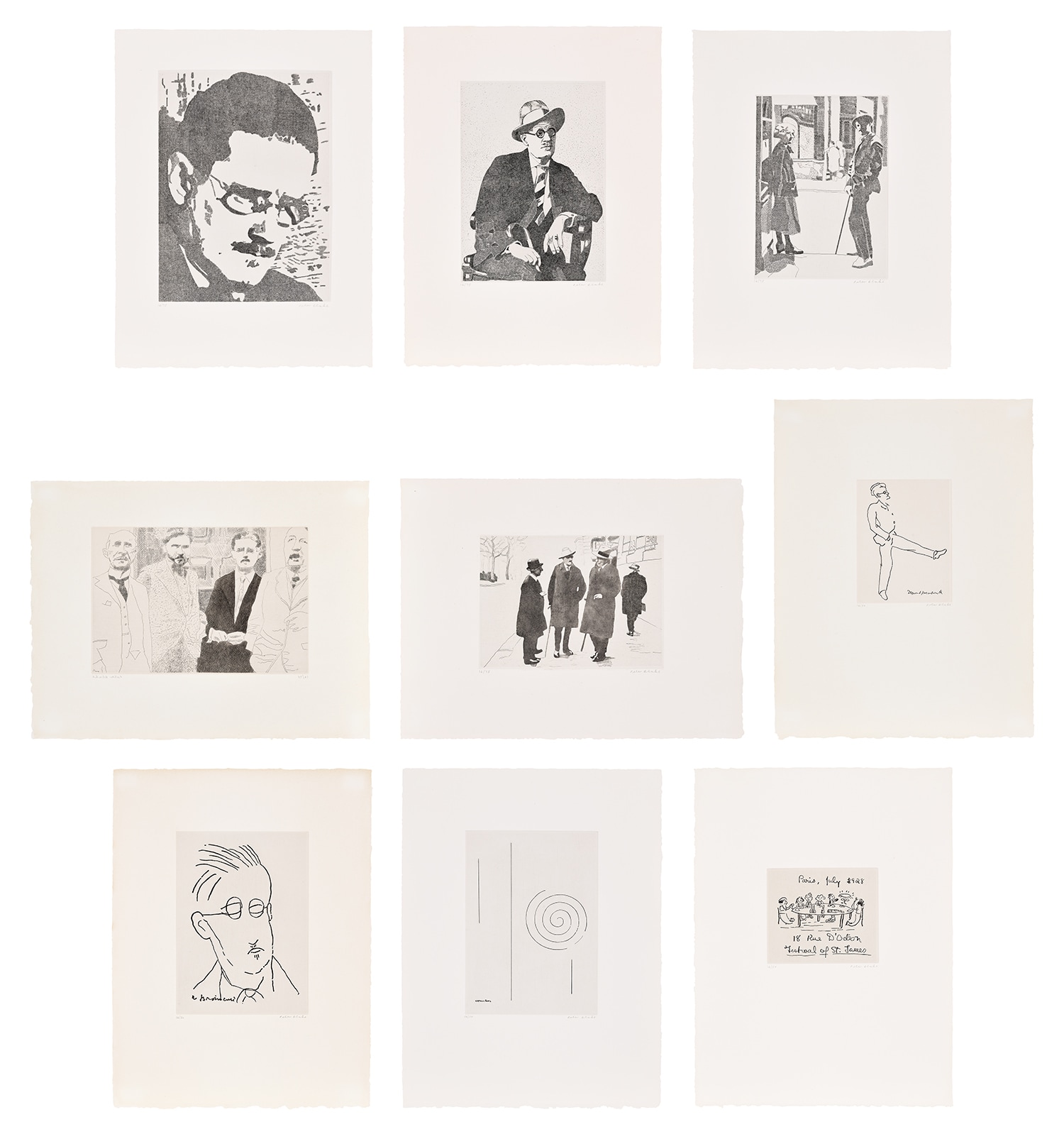Peter Blake — James Joyce in Paris