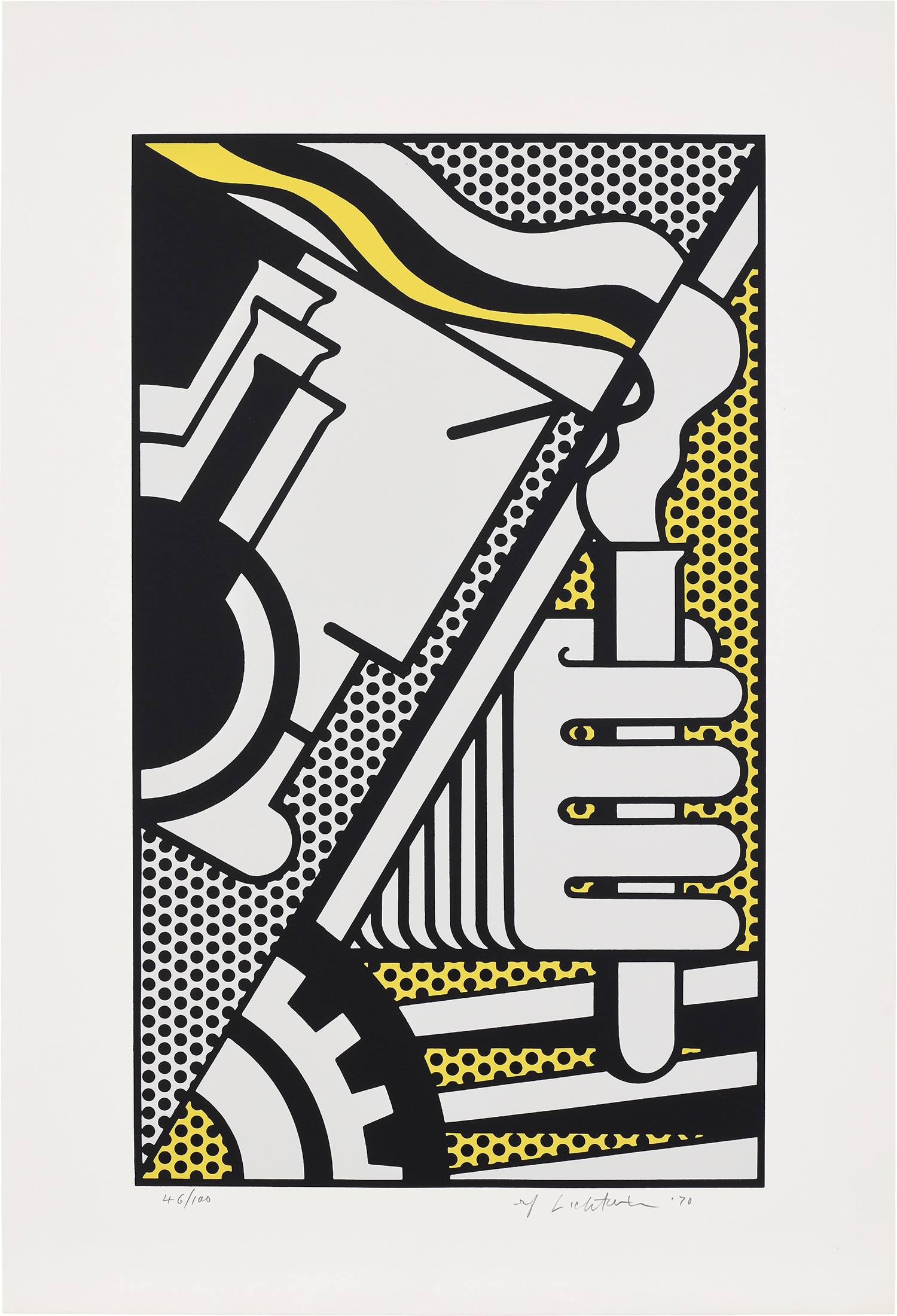 Roy Lichtenstein — Chem IA, from Peace Through Chemistry Series (G. 248, C. 100)