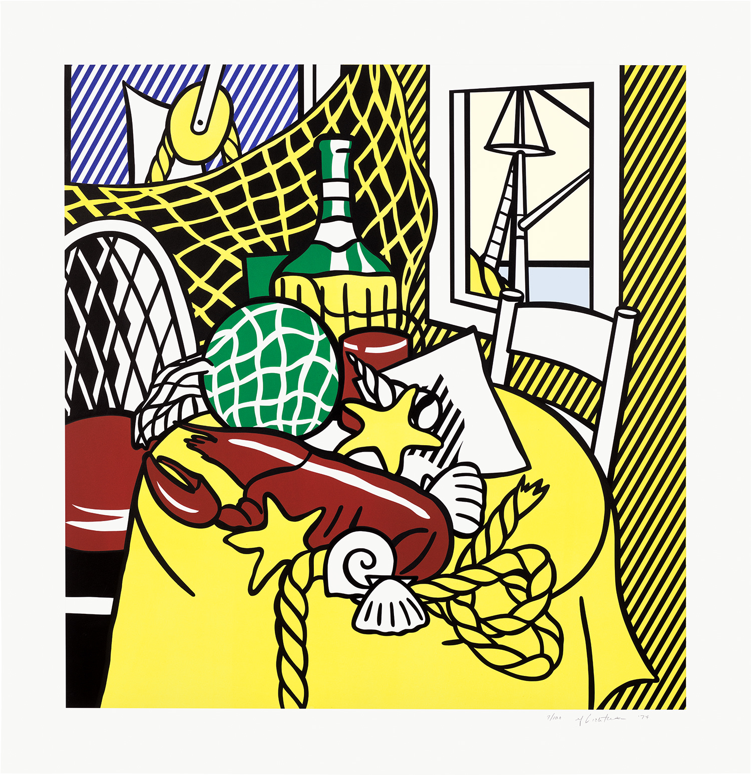 Roy Lichtenstein — Still Life With Lobster, from Six Still Lifes Series (C. 129)
