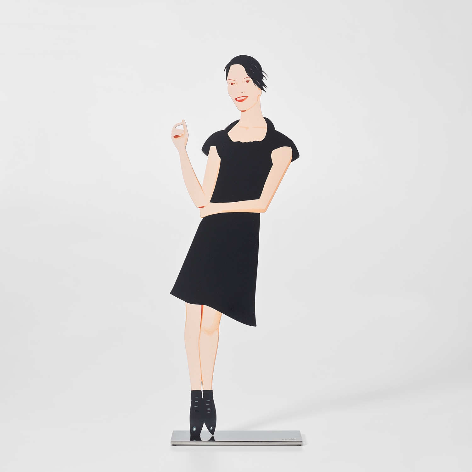 Alex Katz — Black Dress (Carmen), from Black Dress (Cutouts)