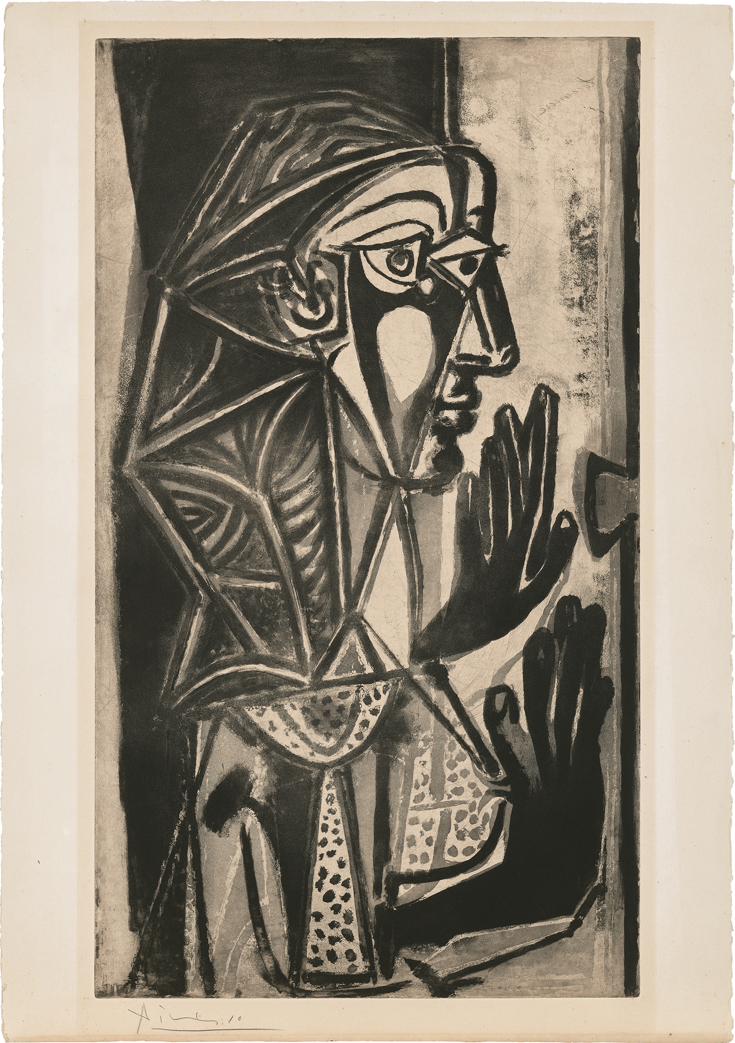 Pablo Picasso — La femme à la fenêtre (The Woman at the Window) (Bl. 695, Ba. 891)