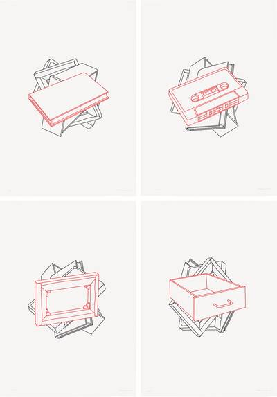 Order of Appearance (Book, Cassette, Canvas, Drawer)